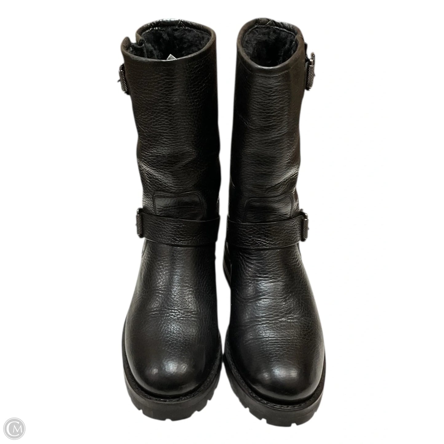Boots Designer By Frye In Black, Size: 6.5