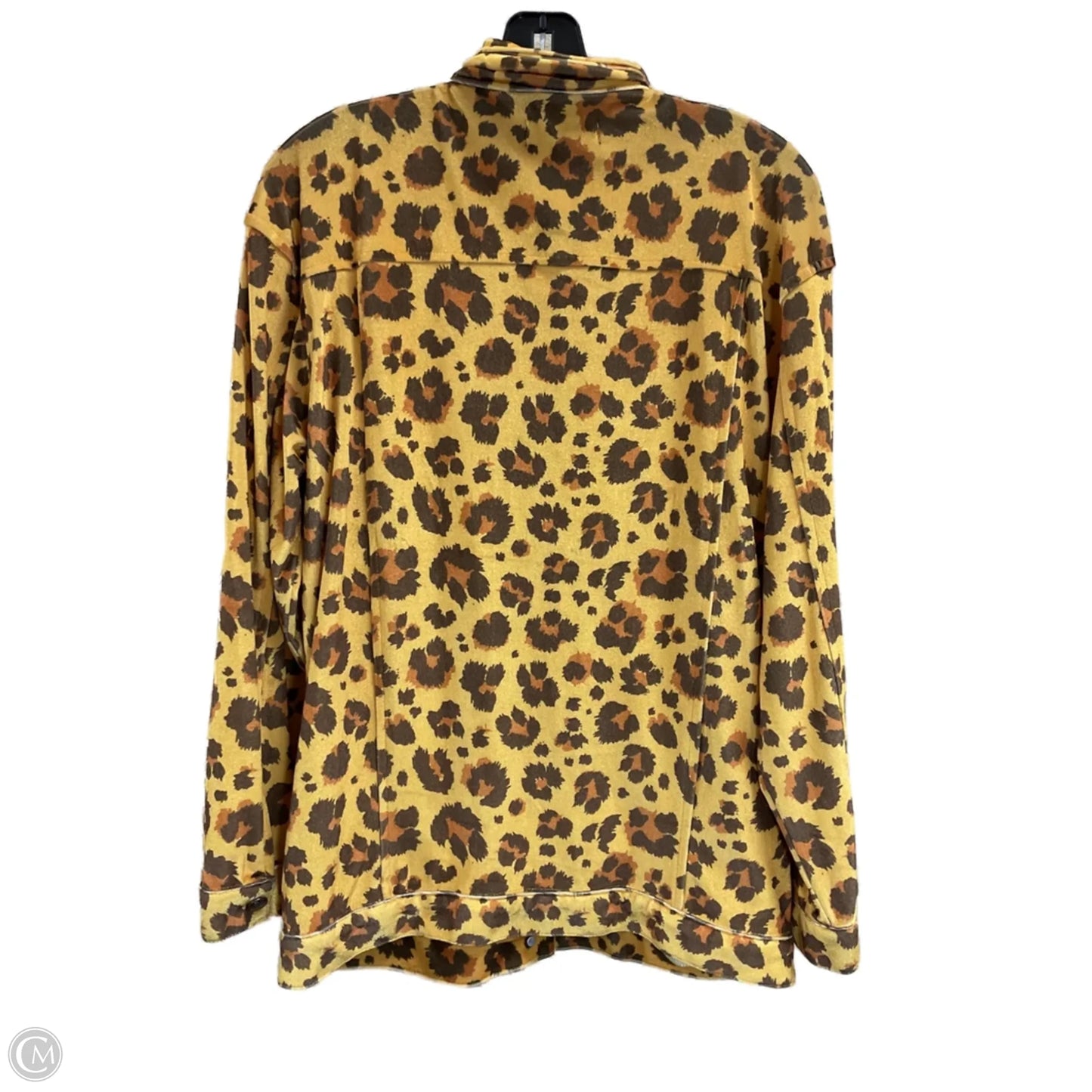 Blouse Long Sleeve By Clothes Mentor In Yellow, Size: S