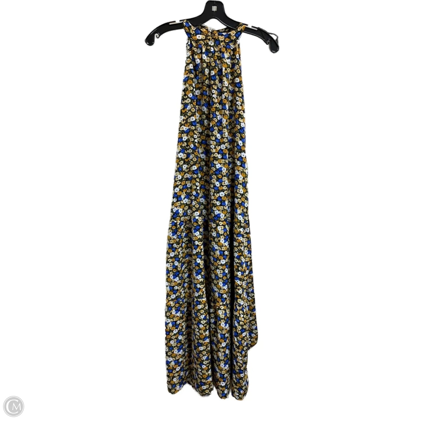 Dress Work By Clothes Mentor In Blue & Yellow, Size: S