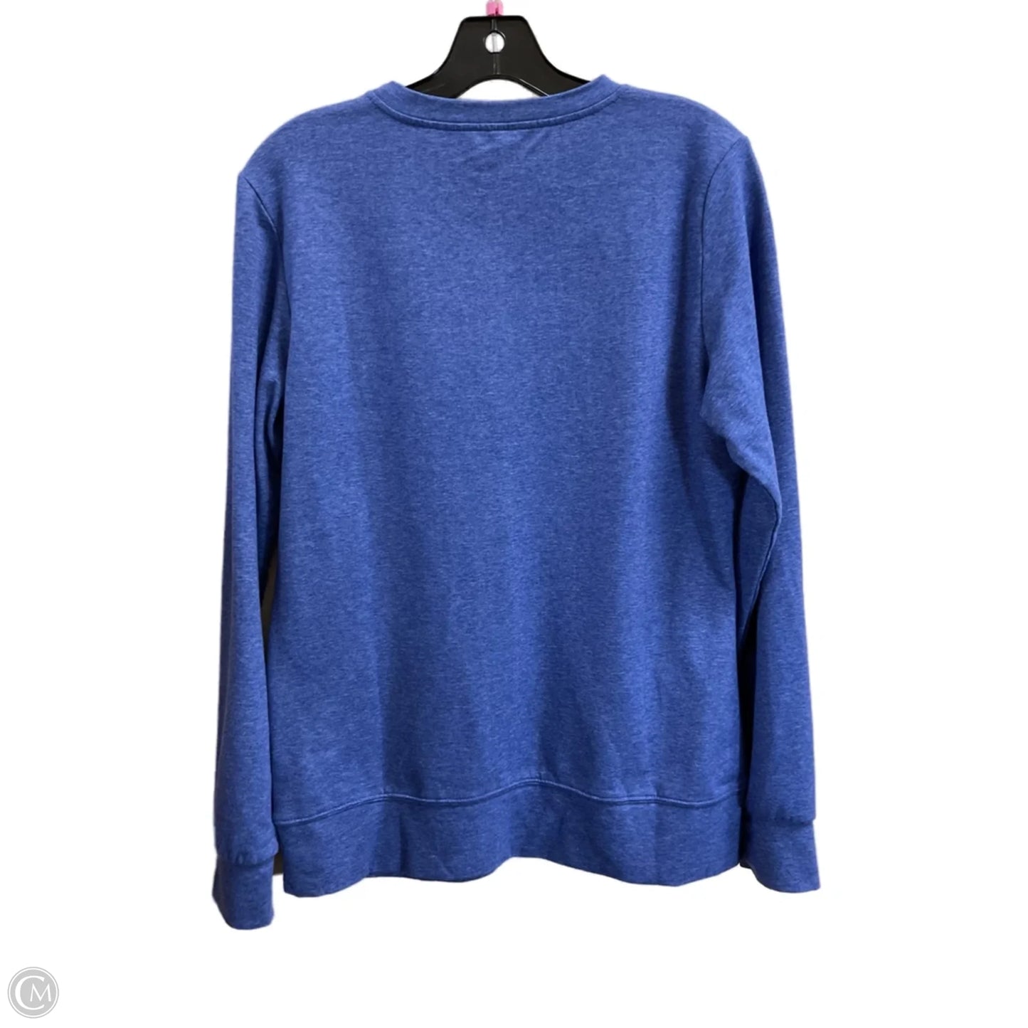 Sweatshirt Crewneck By Clothes Mentor In Blue, Size: L
