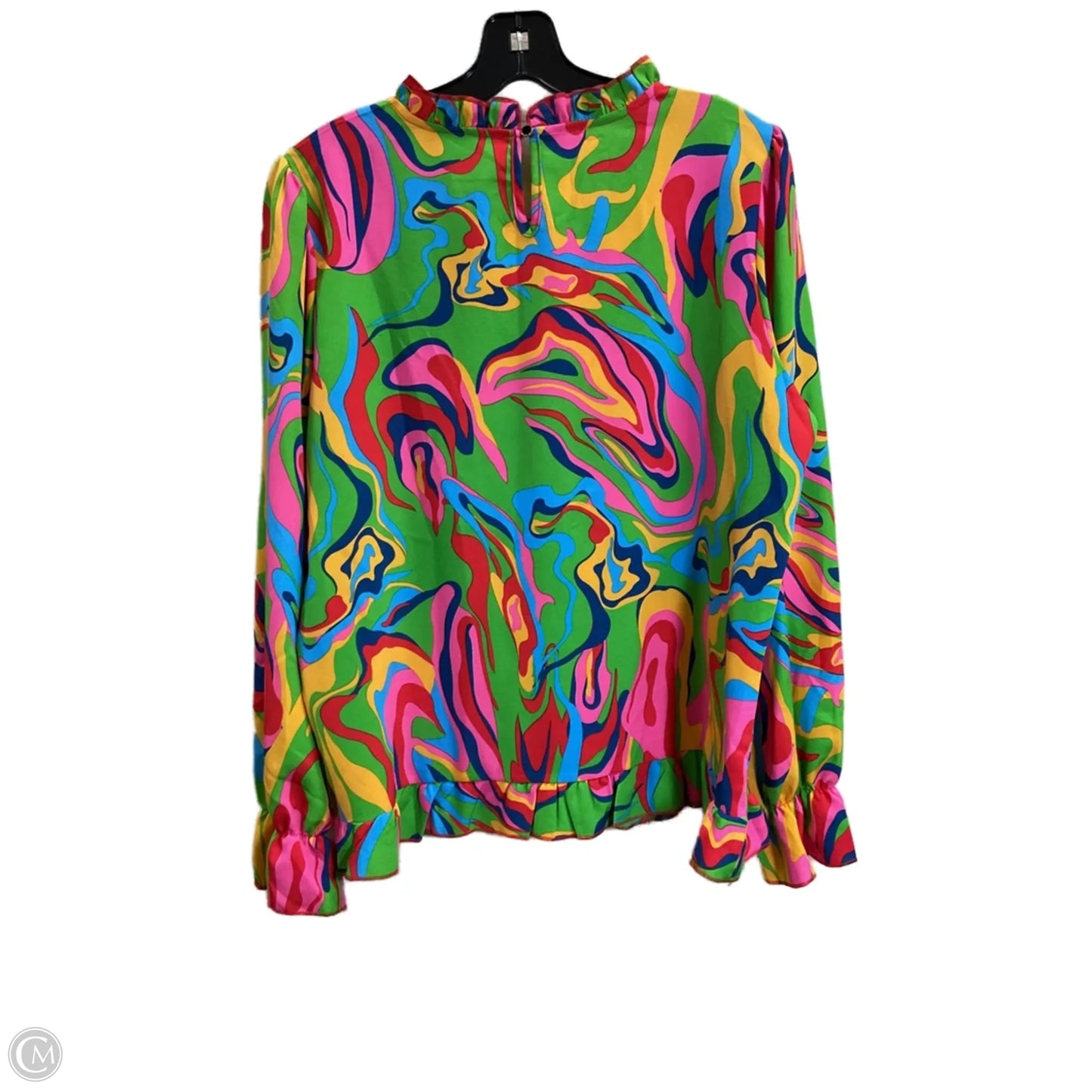Top Long Sleeve By Clothes Mentor In Multi-colored, Size: Xl