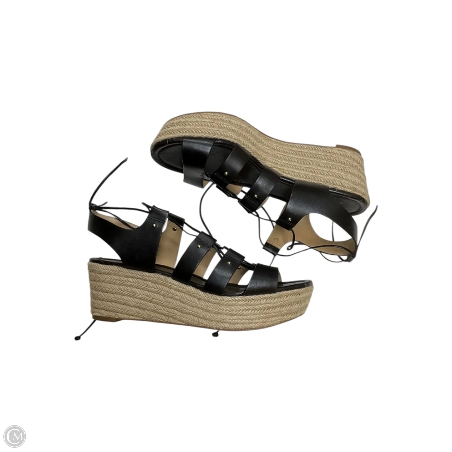 Sandals Designer By Michael Kors In Black, Size: 8