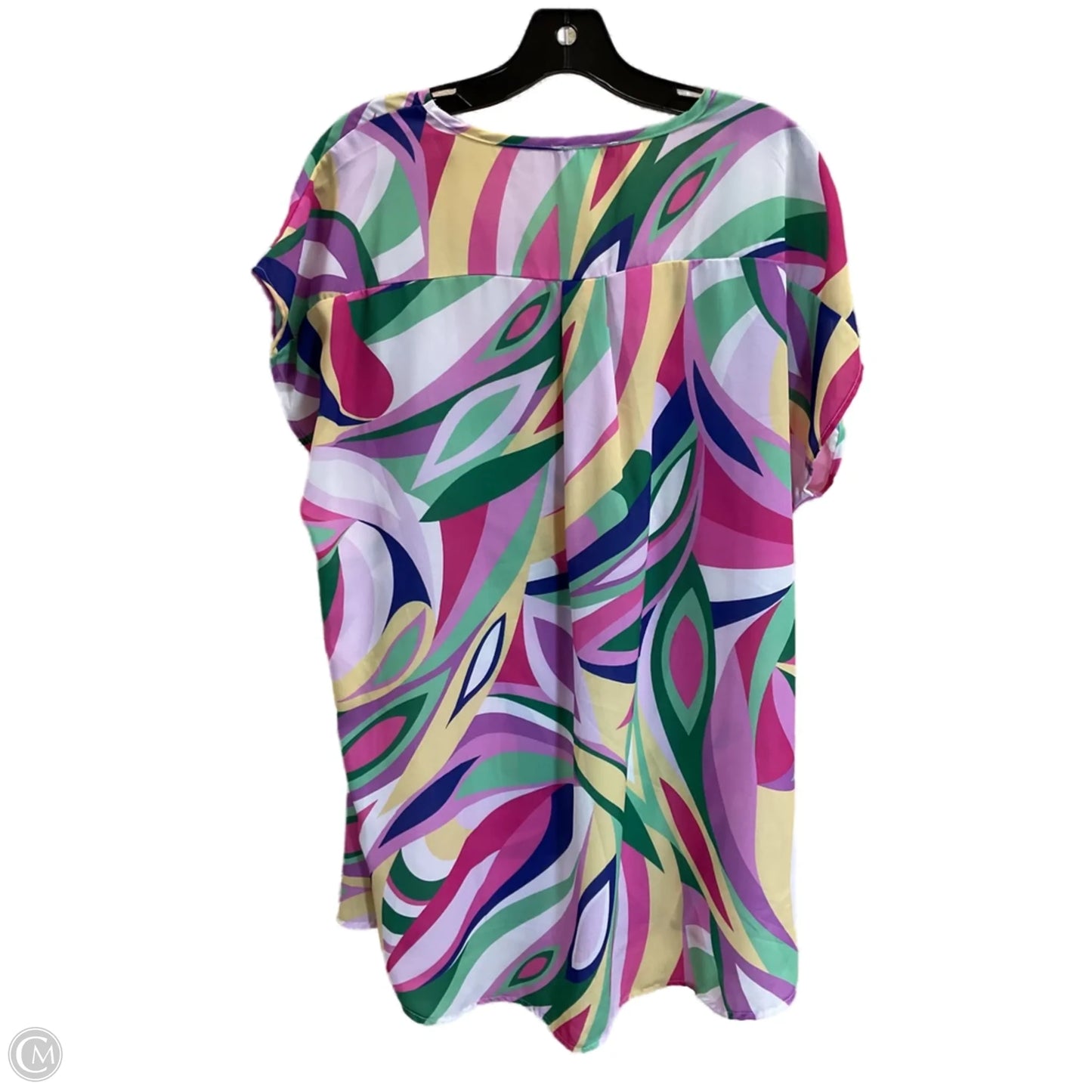 Top Short Sleeve By Heimish Usa In Multi-colored, Size: Xl