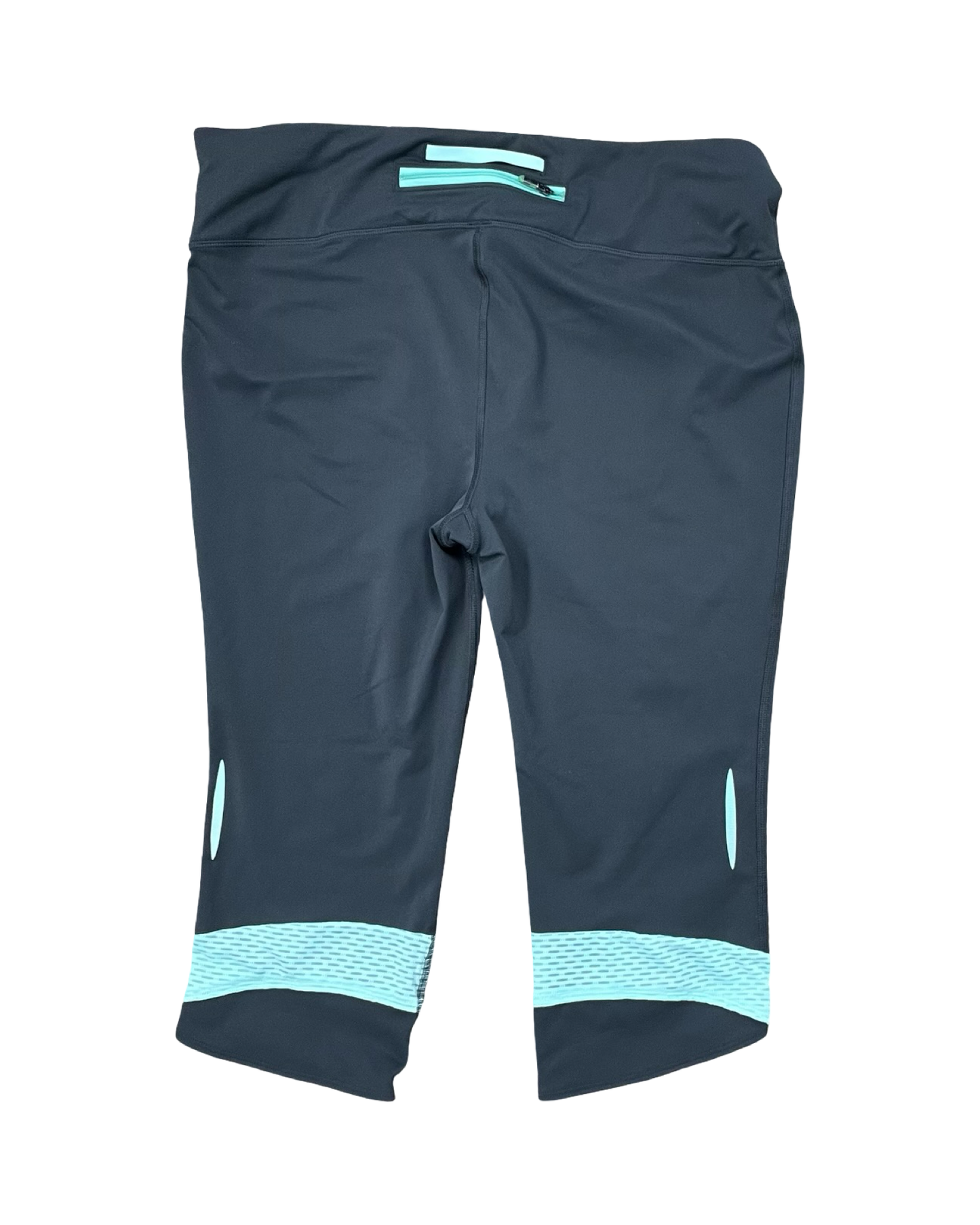 Athletic Leggings Capris By Under Armour In Grey, Size:Xl