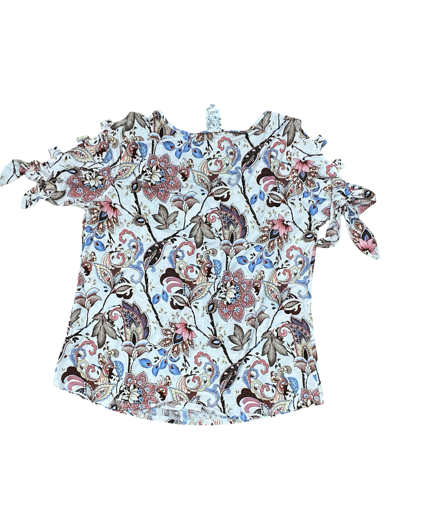 Top Ss By Naif In Brown & Cream, Size:L