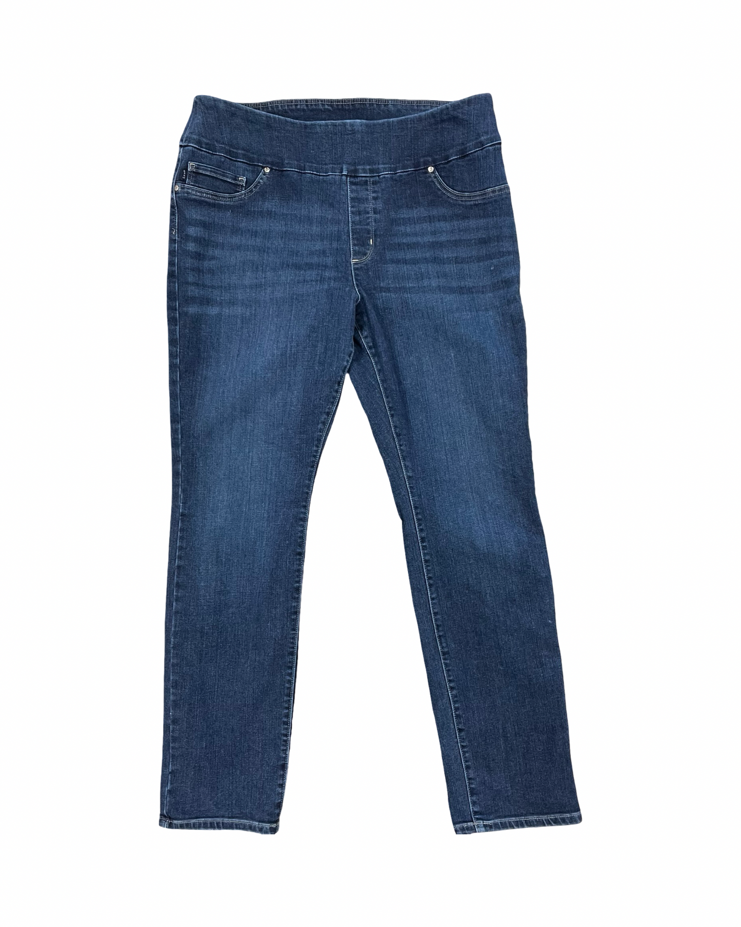 Jeans Straight By Lee In Blue Denim, Size:16