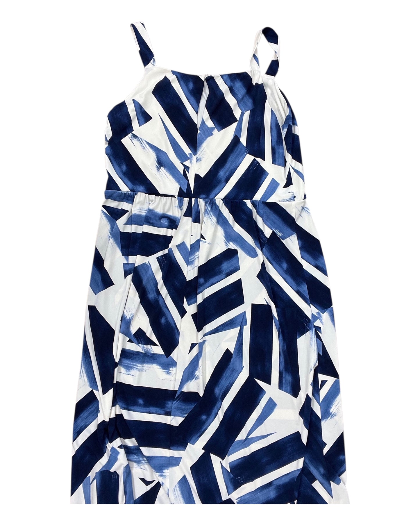 Dress Casual Maxi By Soma In Blue & White, Size:Xl