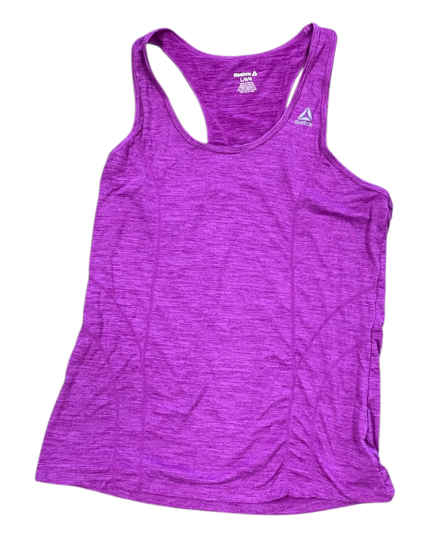 Athletic Tank Top By Reebok In Purple, Size:L