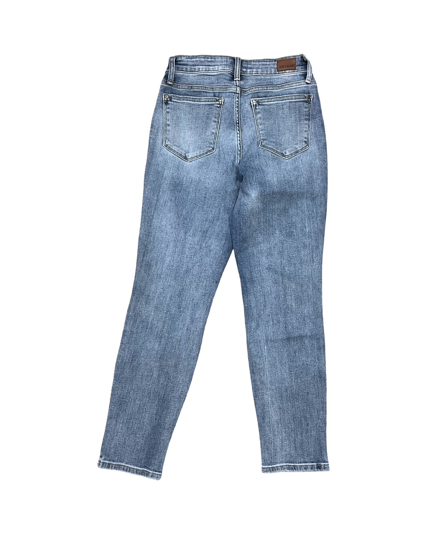 Jeans Straight By Judy Blue In Blue Denim, Size:2