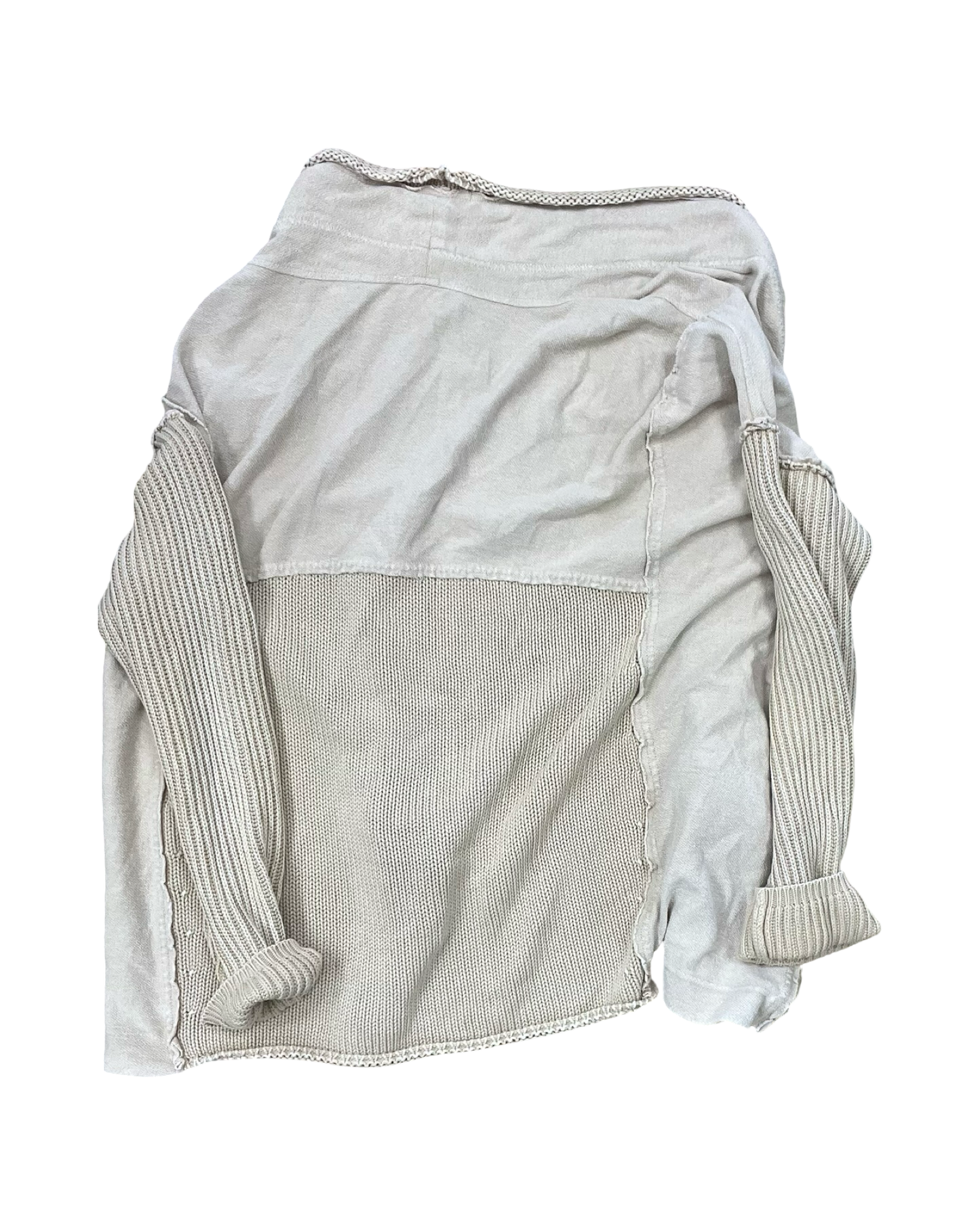 Sweater Cardigan By Easel In Tan, Size:M