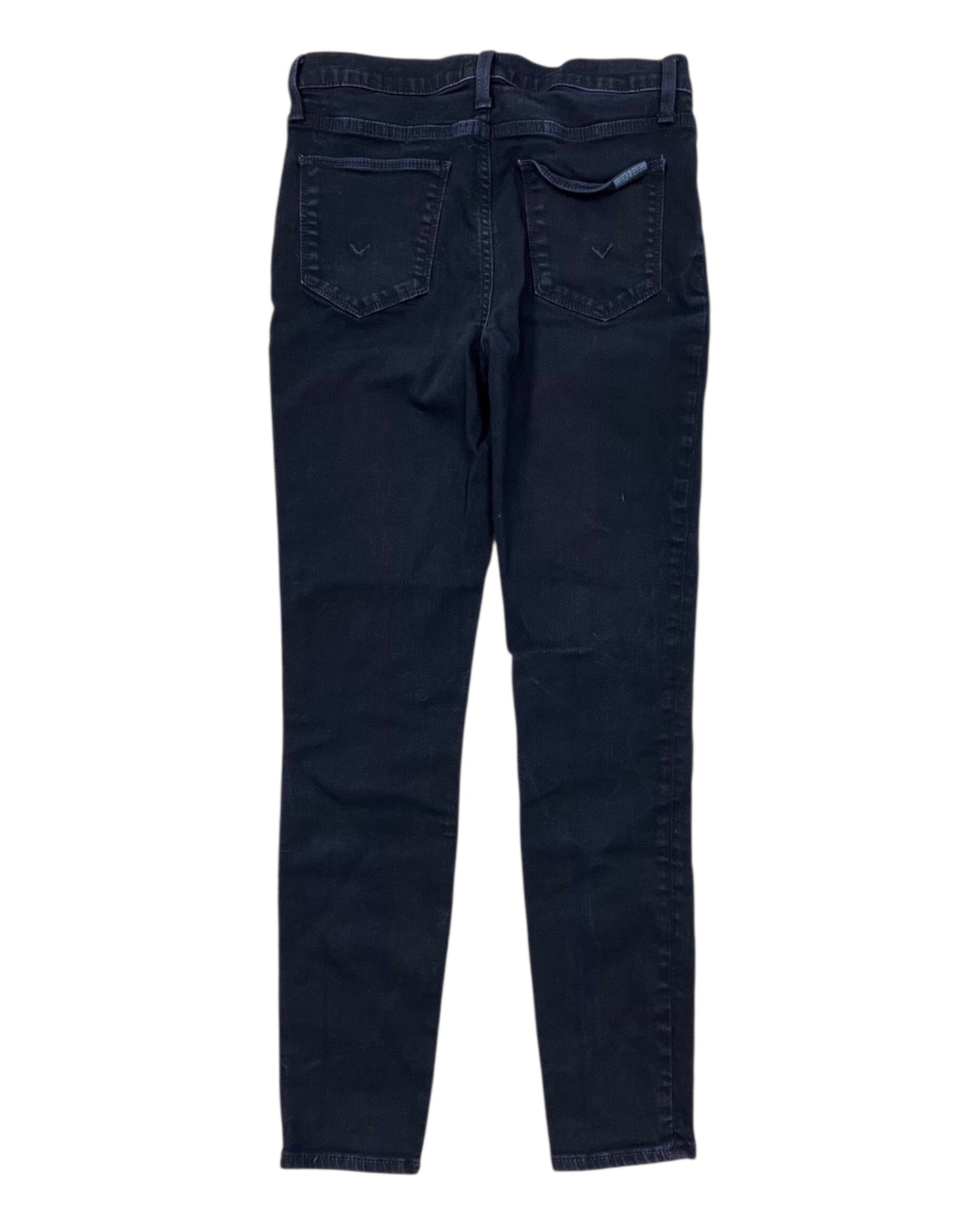 Jeans Straight By Hudson In Black Denim, Size:4