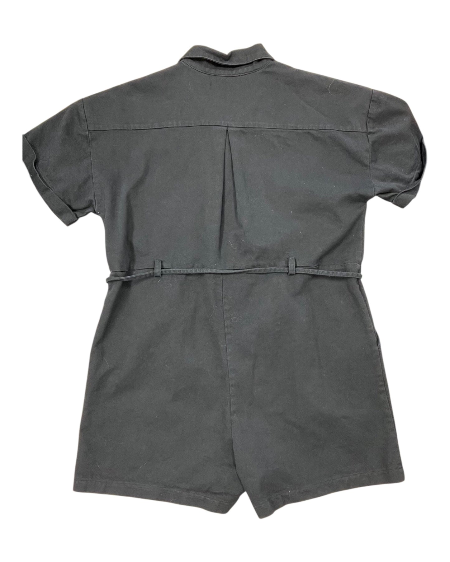 Romper By Bohme In Black Denim, Size:L
