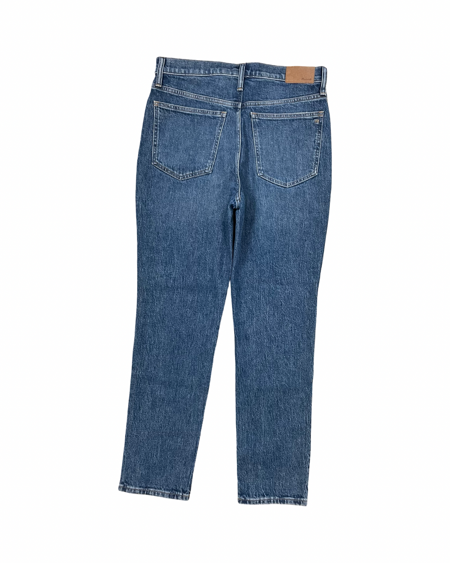 Jeans Straight By Madewell In Blue Denim, Size:8