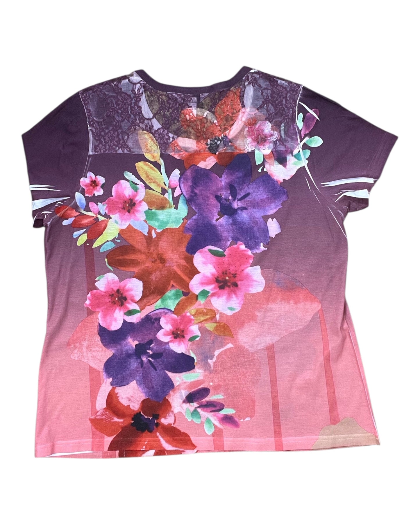 Top Ss By Cj Banks In Purple, Size:1X