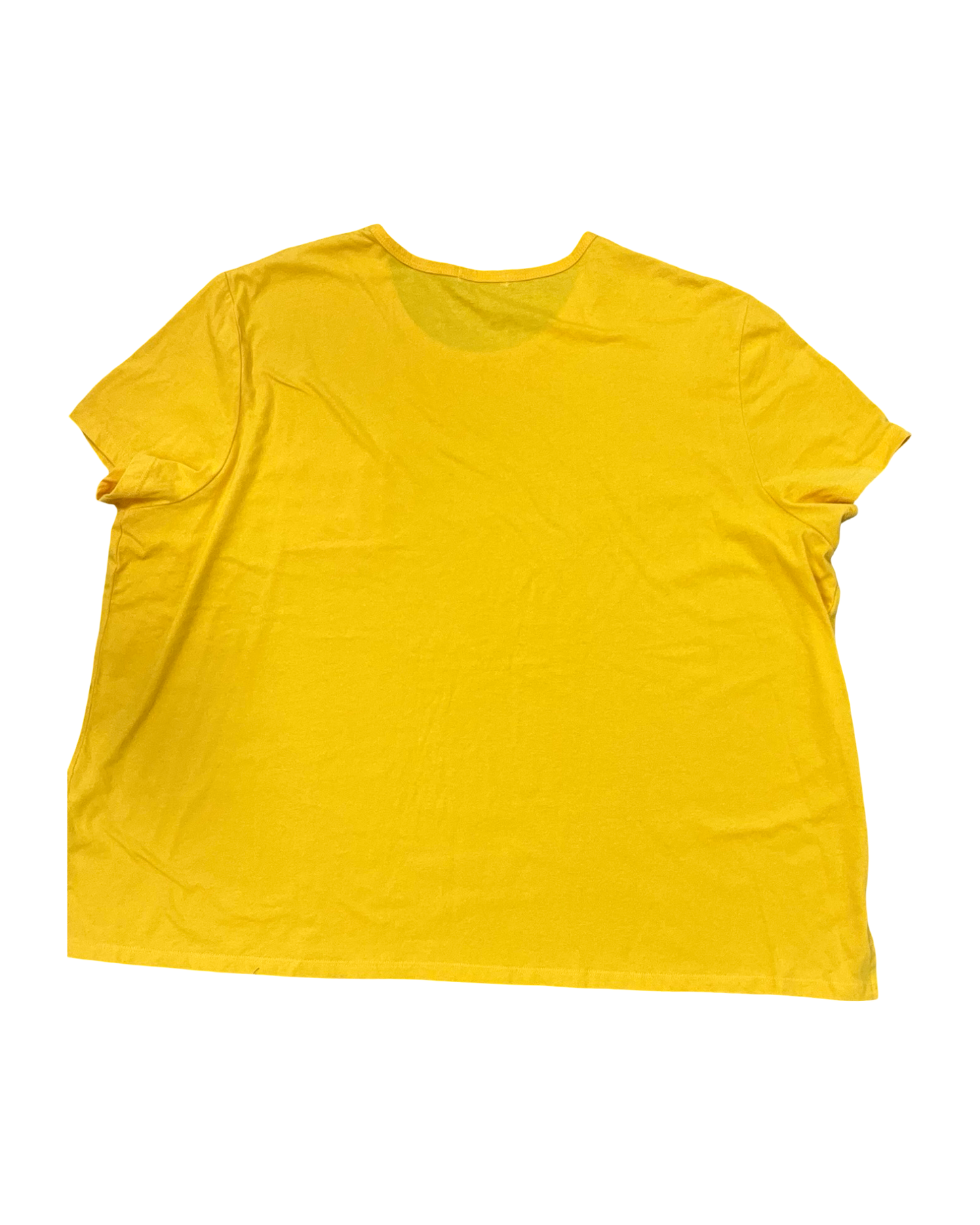 Top Ss By Clothes Mentor In Yellow, Size:3X
