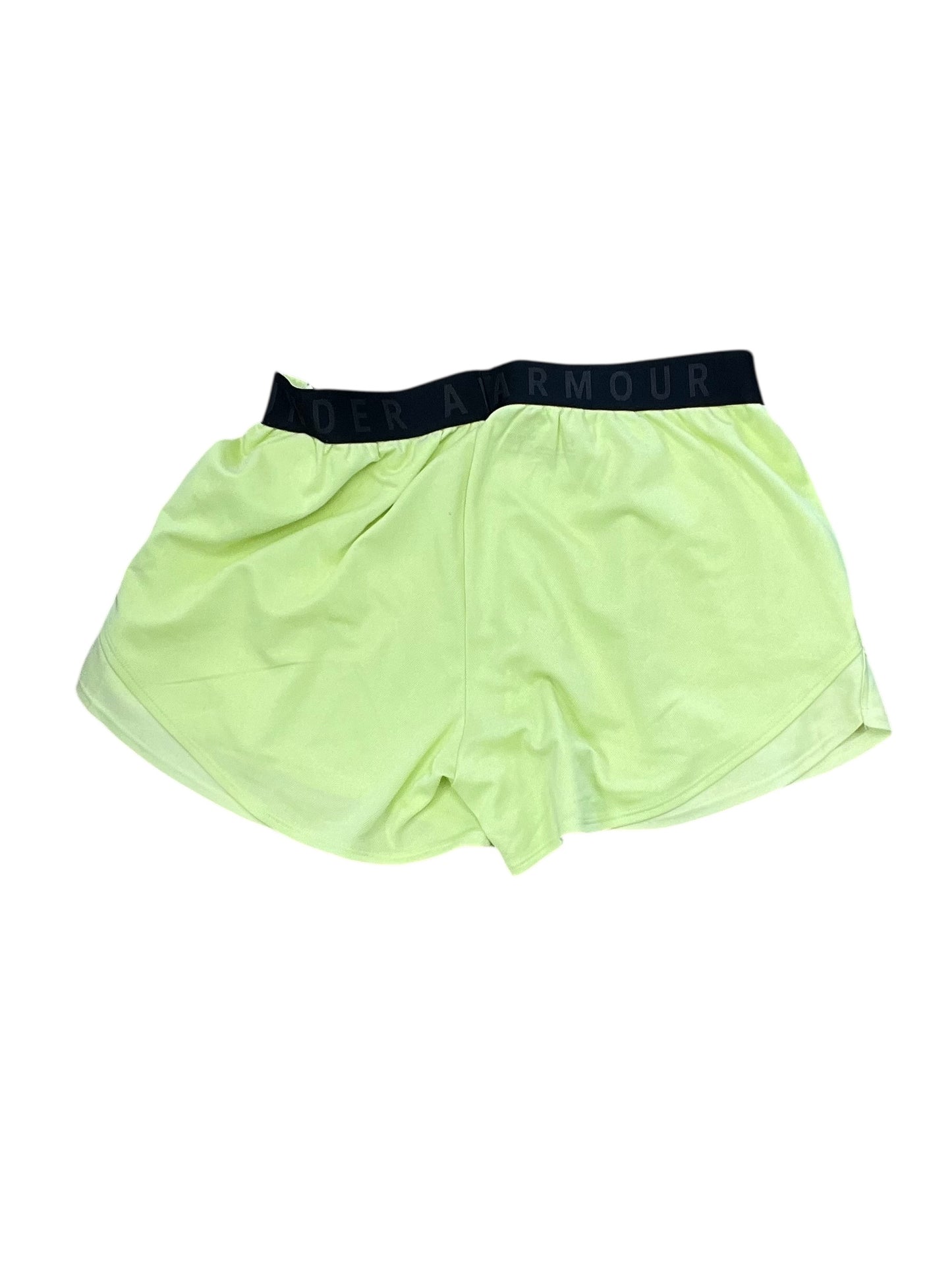 Athletic Shorts By Under Armour In Yellow, Size:M