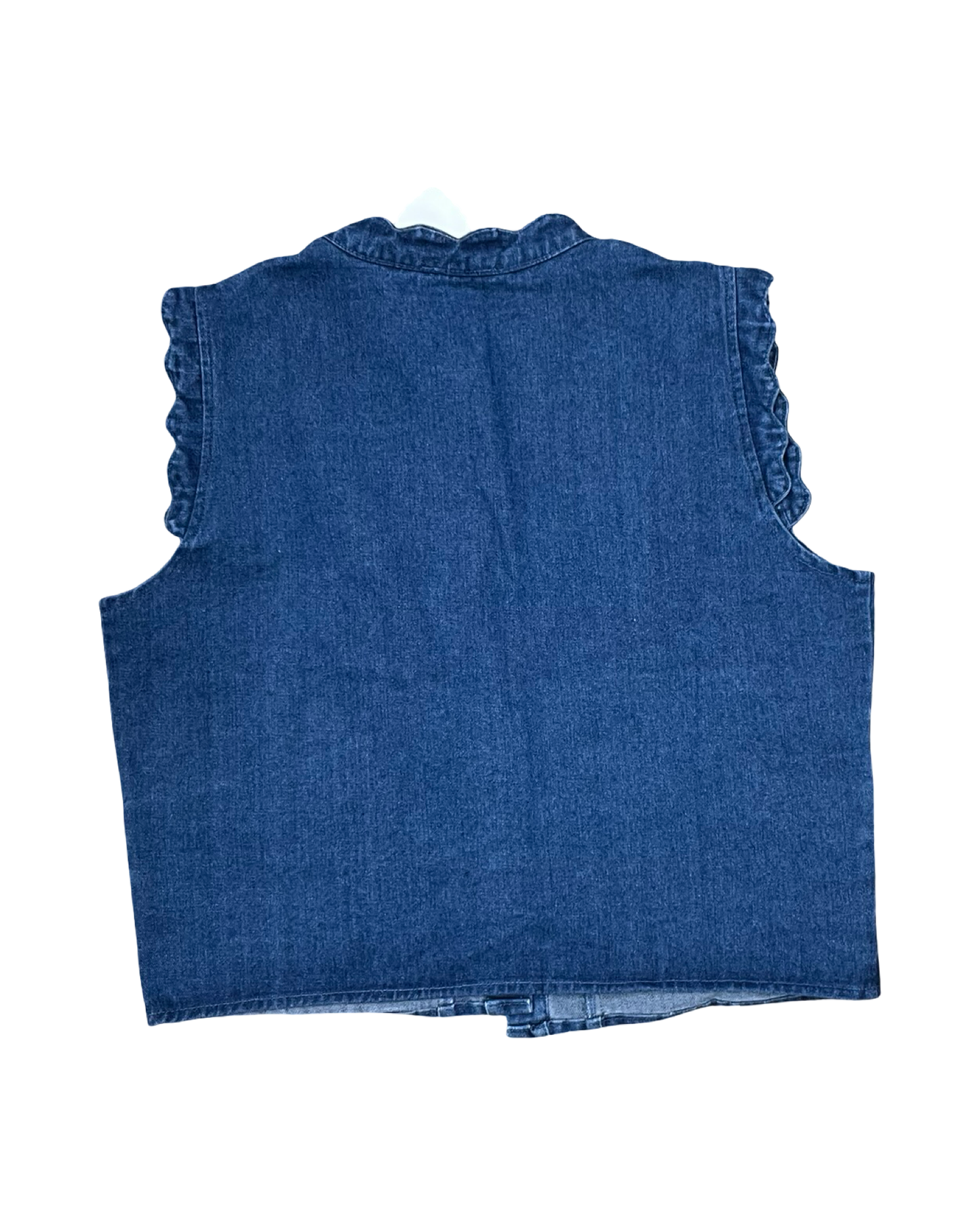 Top Sleeveless By Clothes Mentor In Blue Denim, Size:M