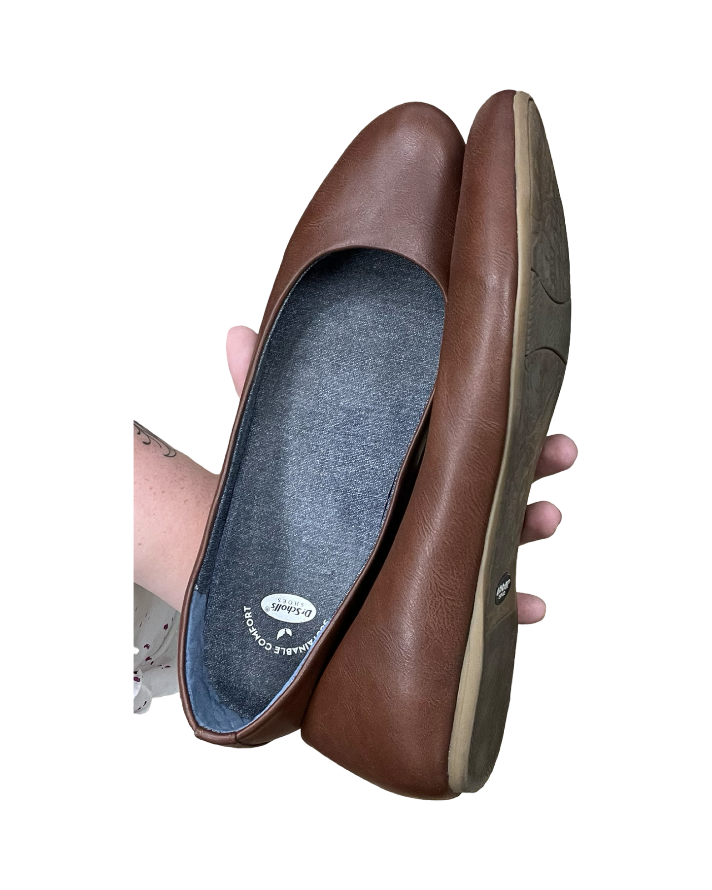 Shoes Flats By Dr Scholls In Brown, Size:11