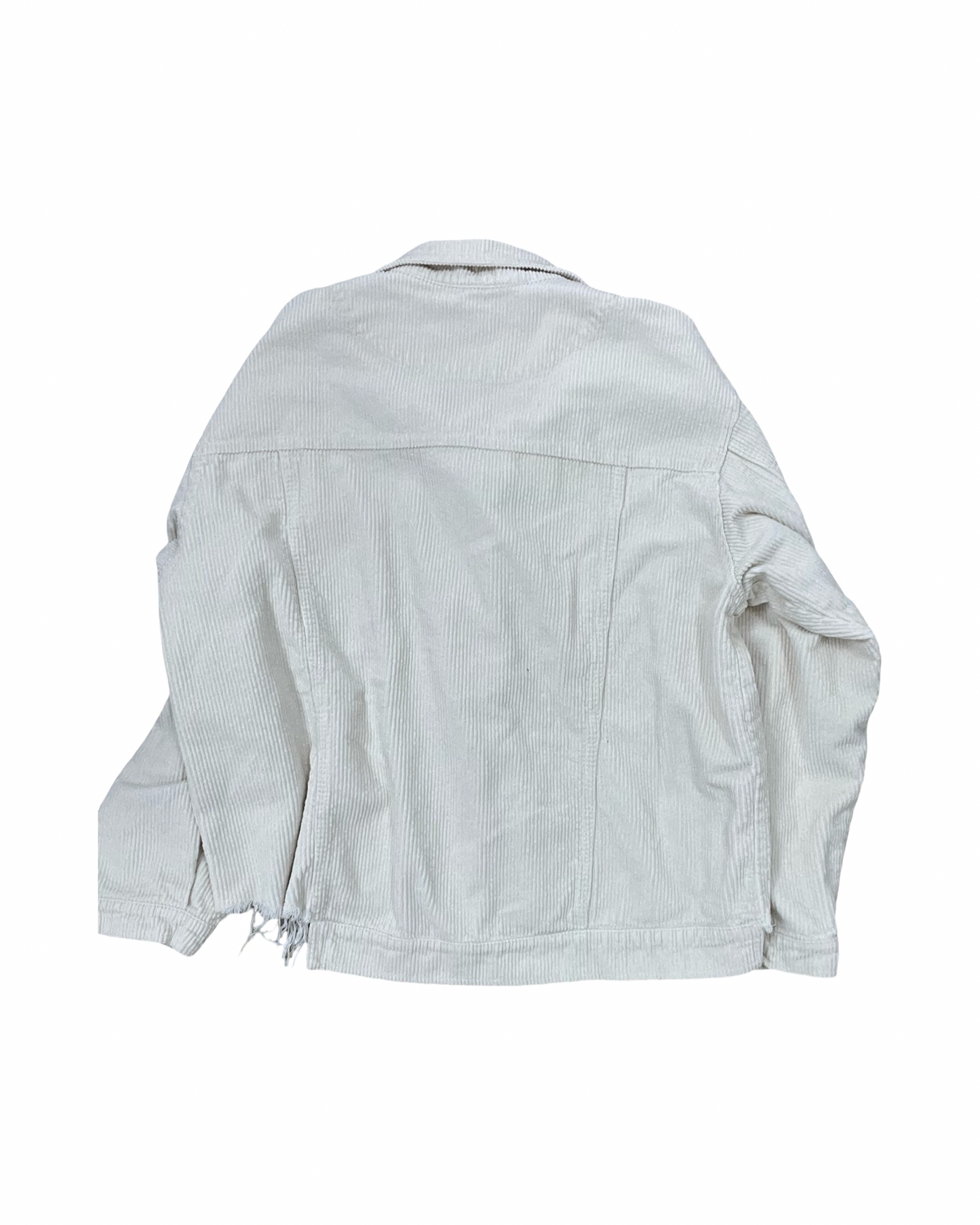 Jacket Shirt By Pol In Cream, Size:Xl
