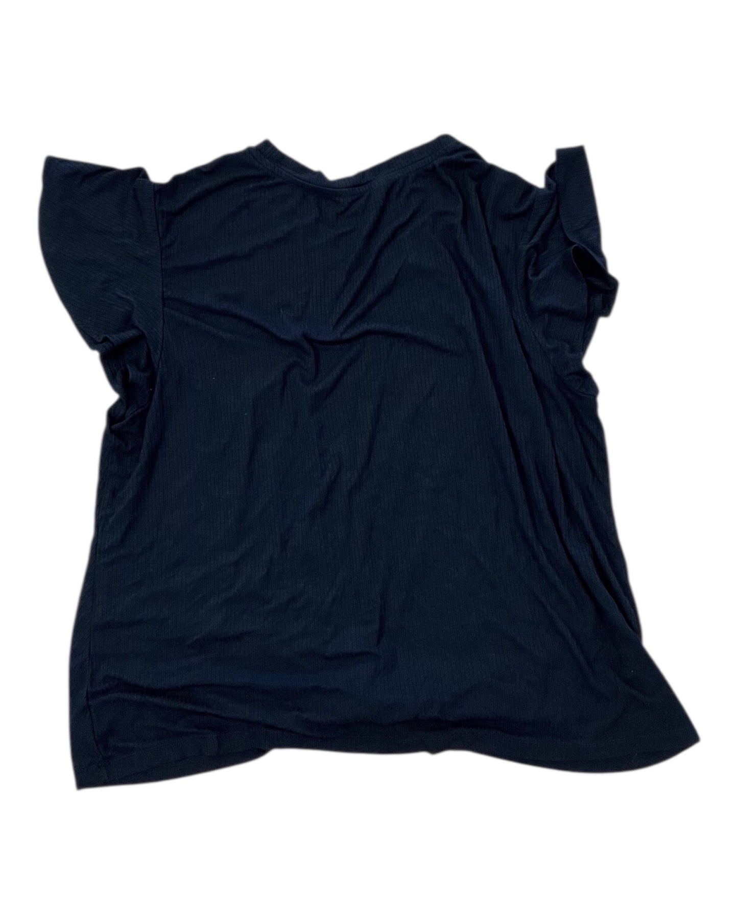 Top Ss By Time And Tru In Black, Size:3X