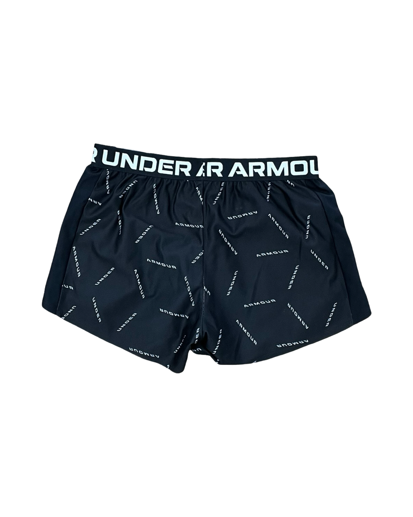 Athletic Shorts By Under Armour In Black & White, Size:M