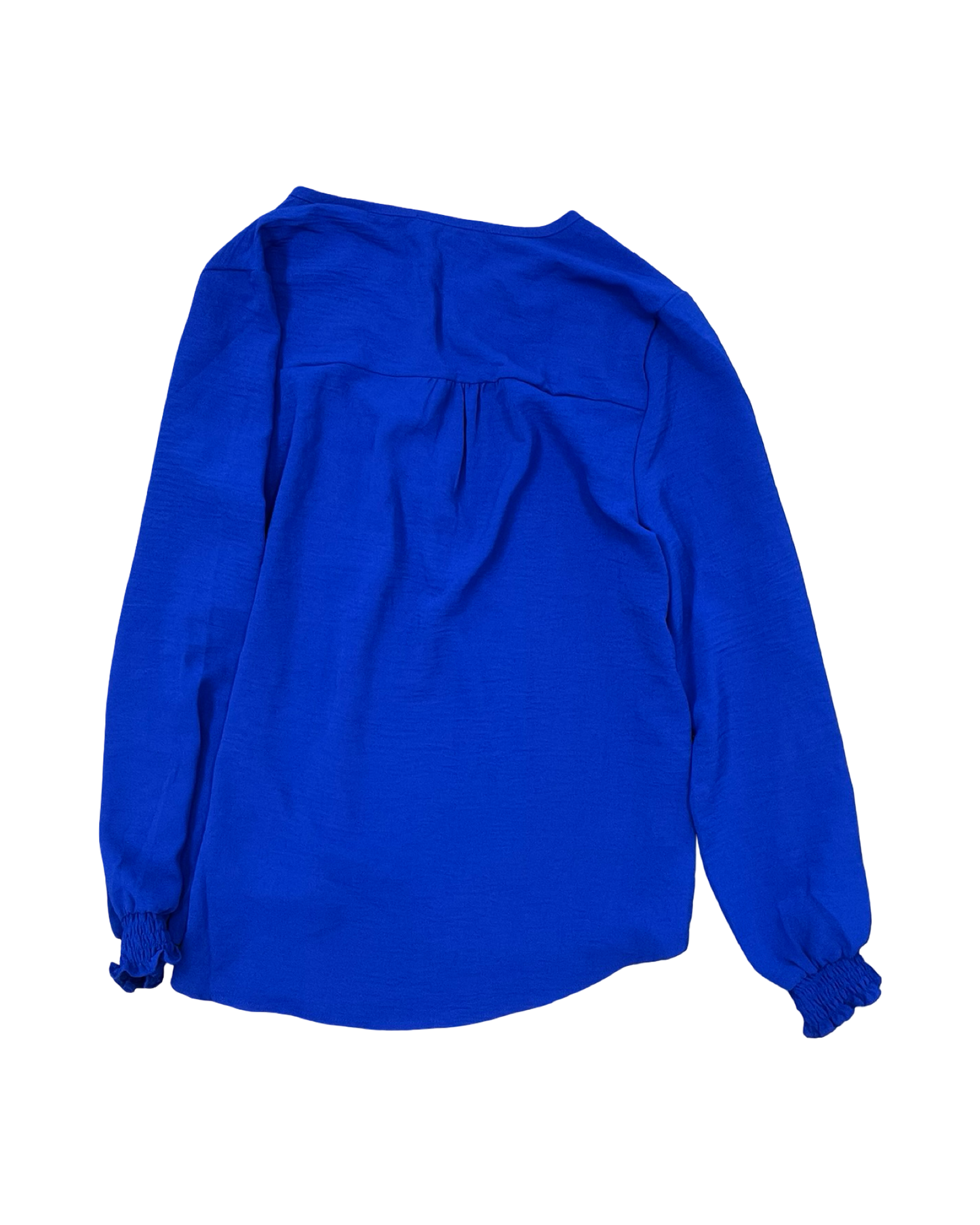 Top Ls By Fred David In Blue, Size:M