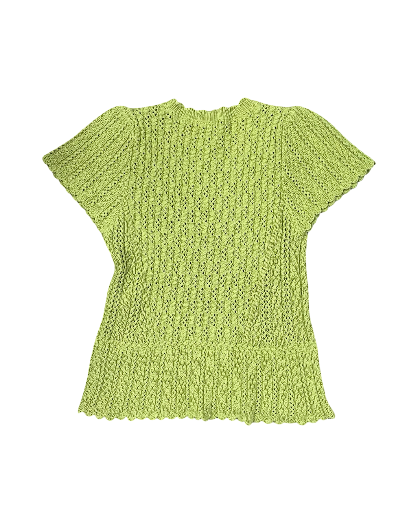 Sweater Ss By Democracy In Green, Size:M