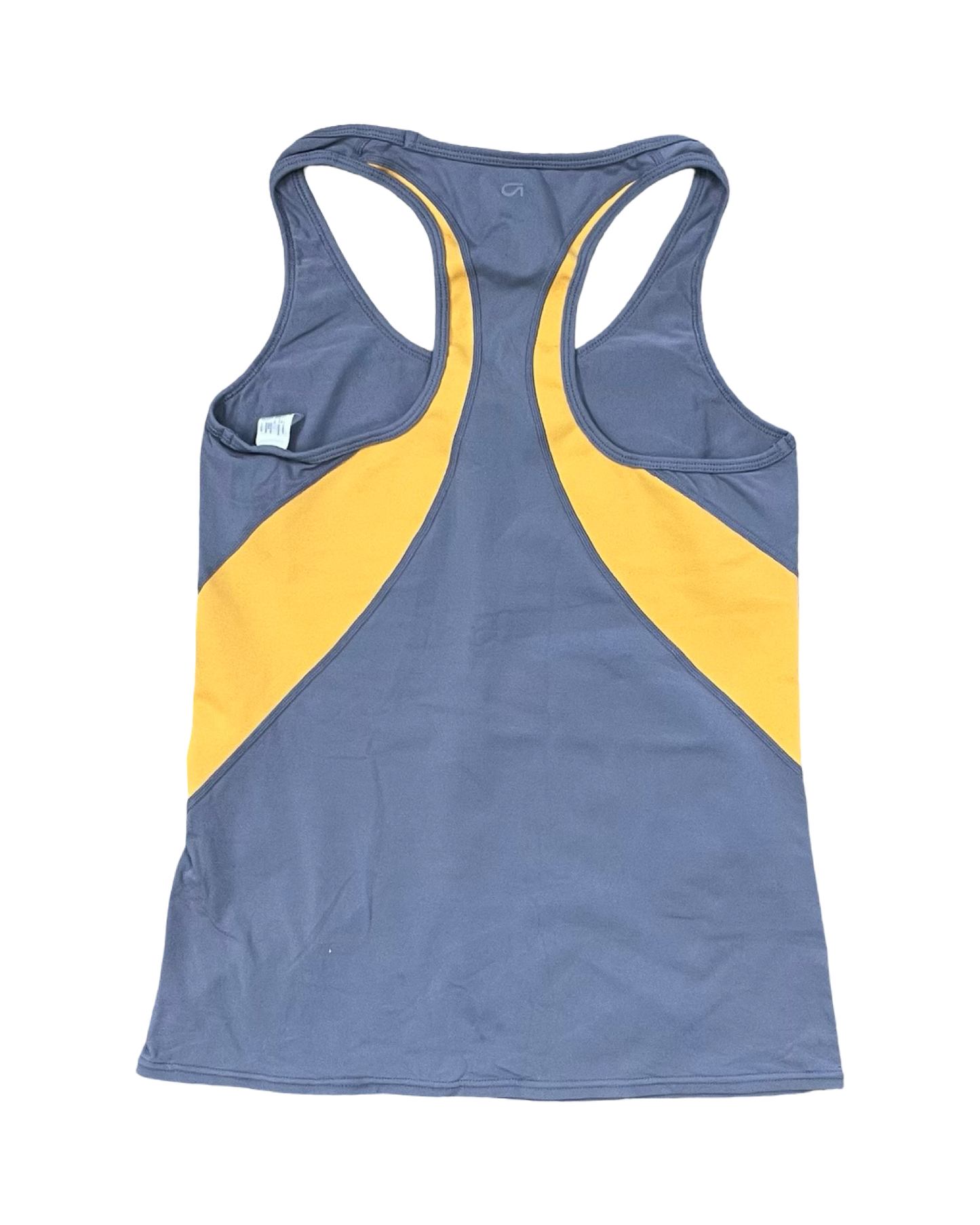Athletic Tank Top By Gap In Grey & Orange, Size:M