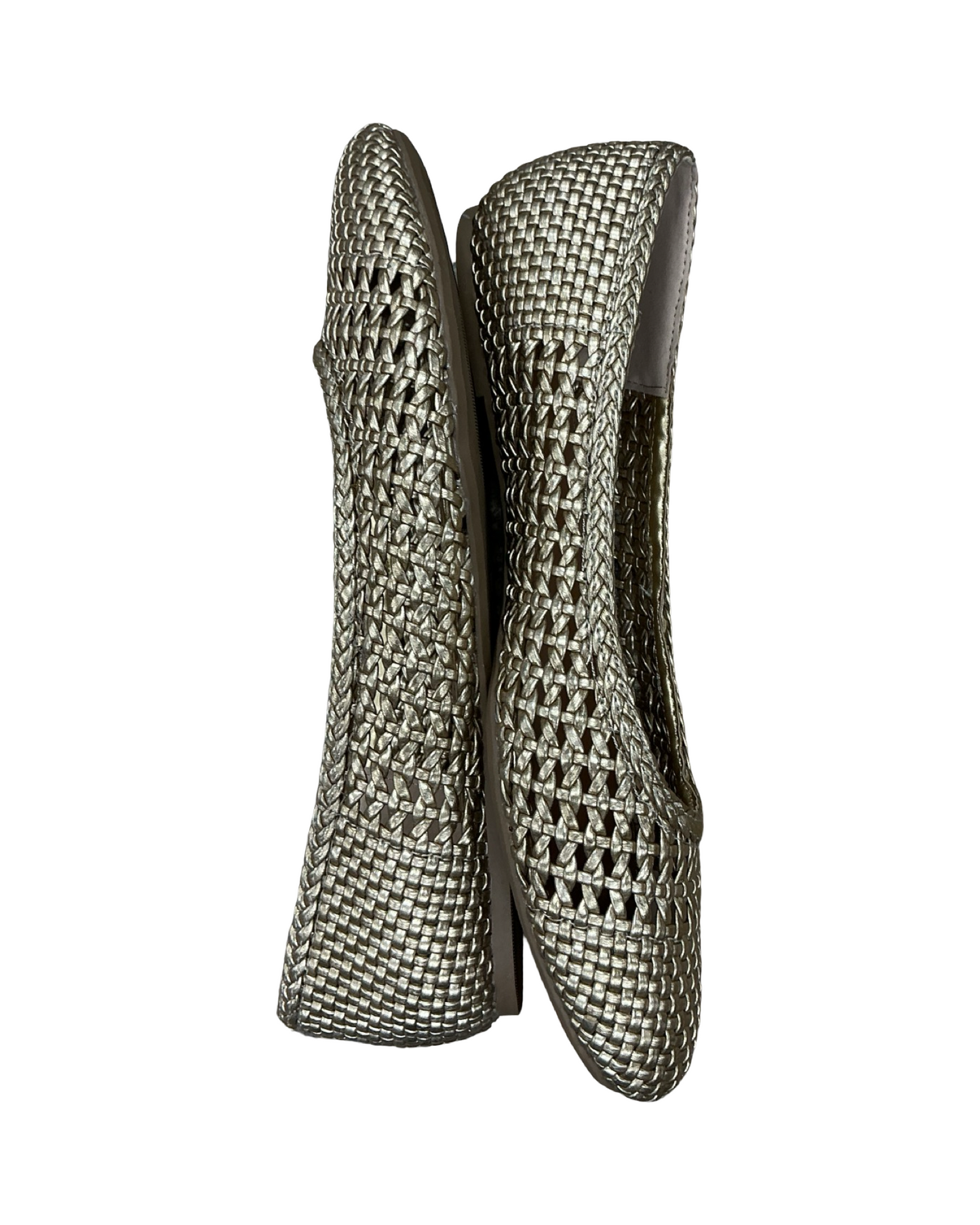 Shoes Flats By Ana In Gold, Size:9.5