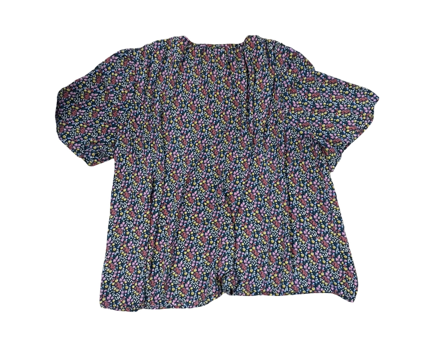Top 3/4 Sleeve By Dr2 In Blue, Size:Xl
