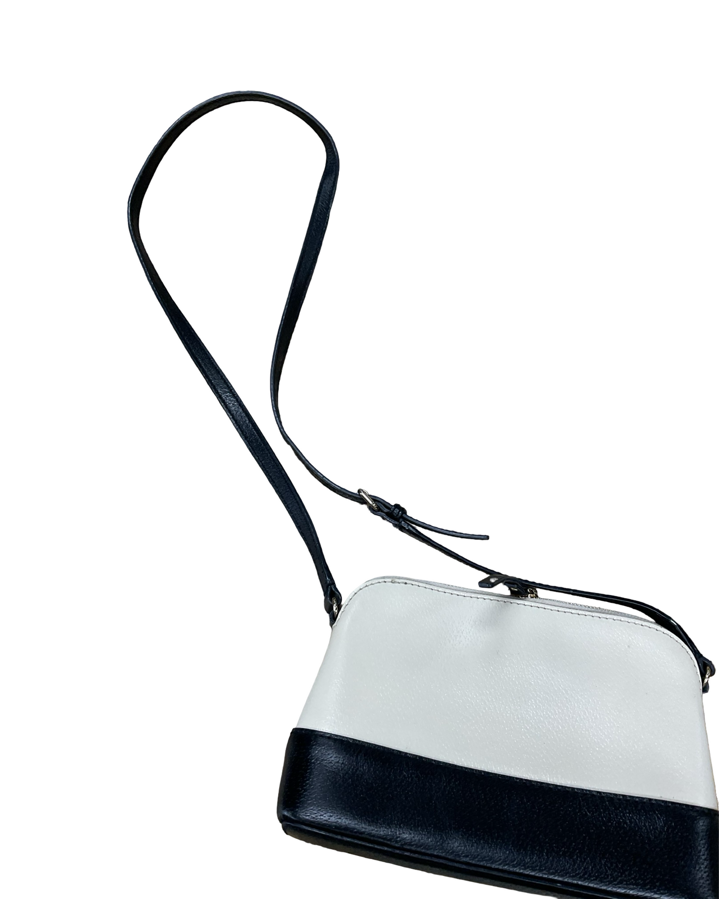 Crossbody Designer By Kate Spade In Black & Cream, Size:Small