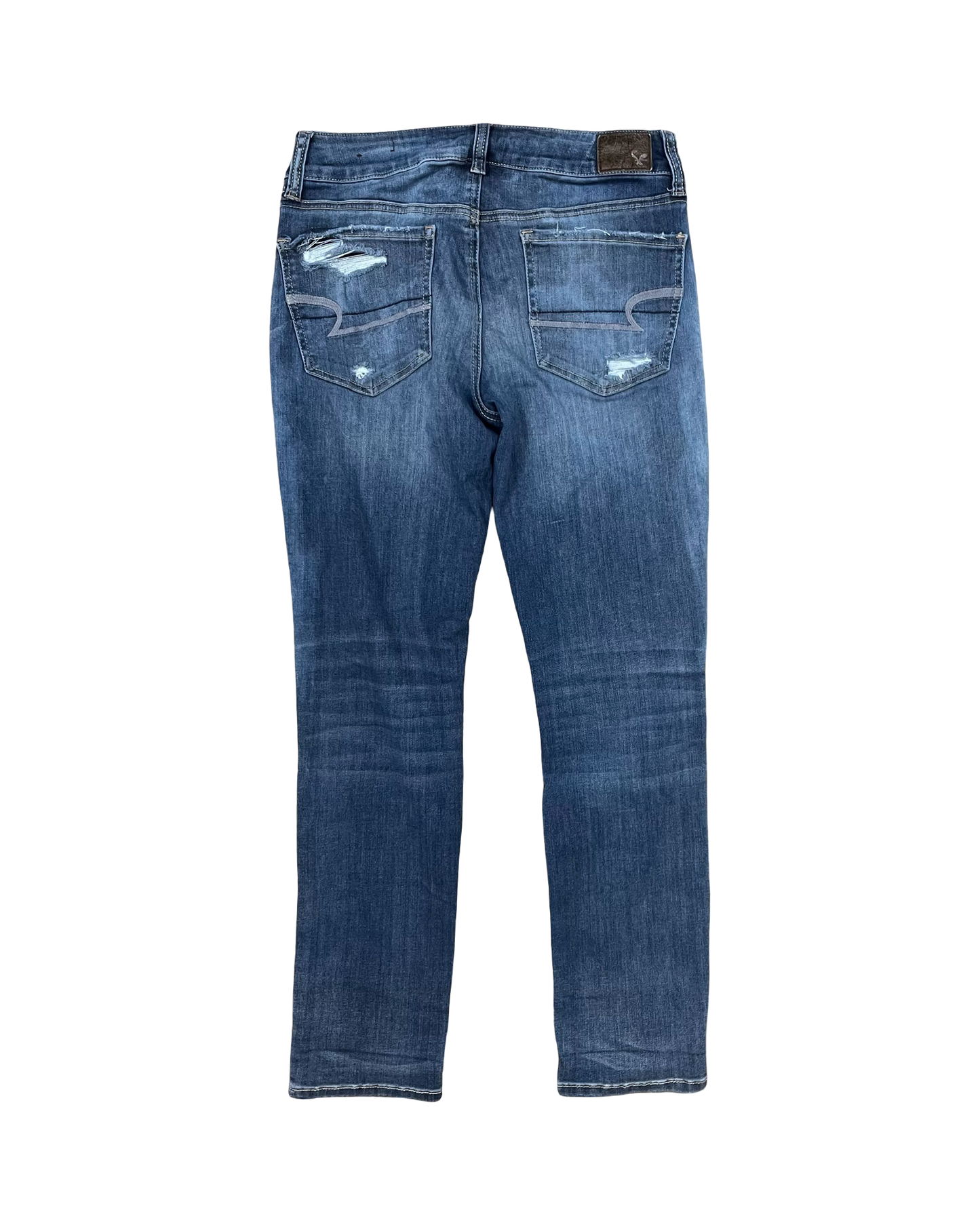 Jeans Skinny By American Eagle In Blue Denim, Size:2