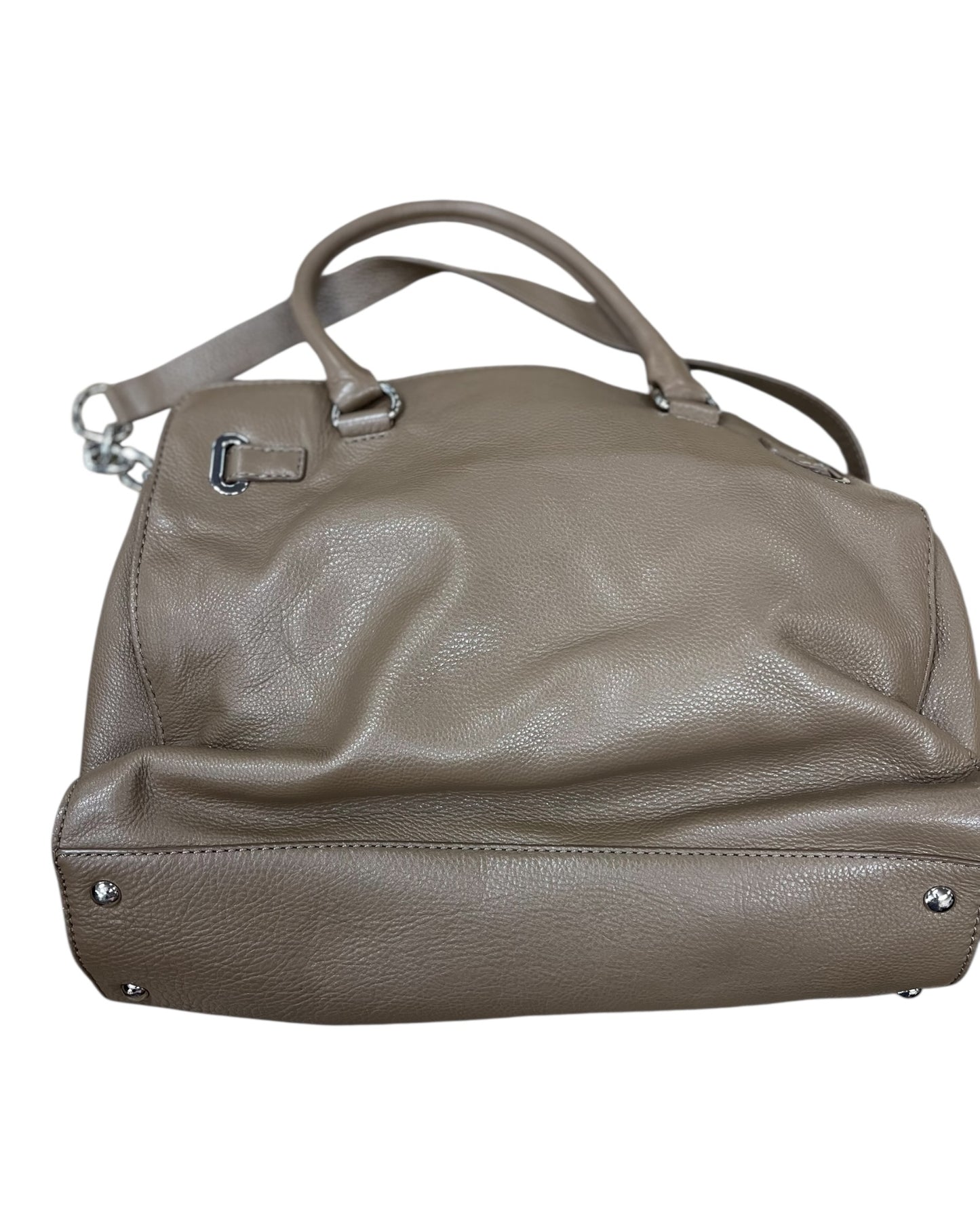 Handbag Designer By Michael Kors In Beige, Size:Large