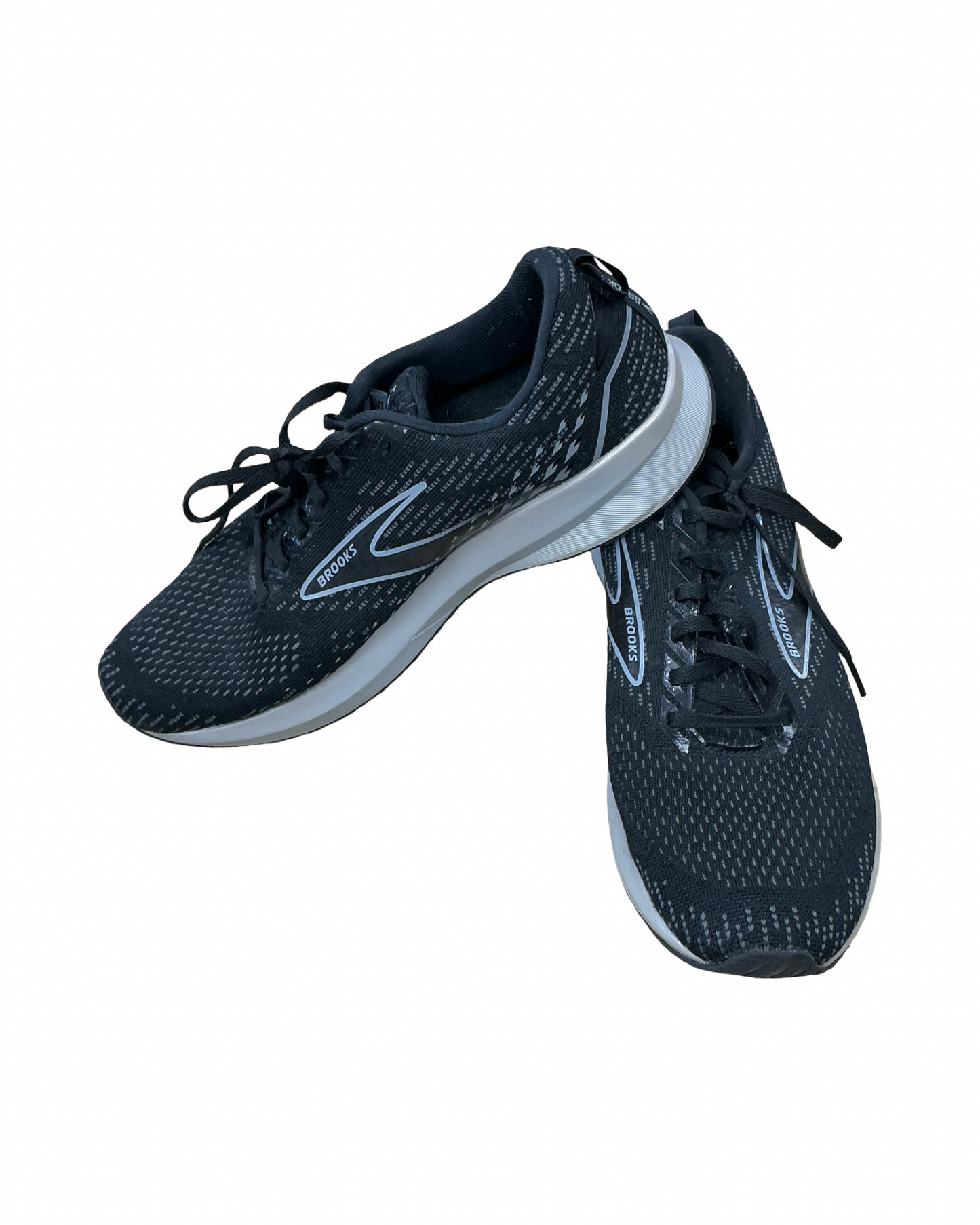 Shoes Athletic By Brooks In Black & Grey, Size:10