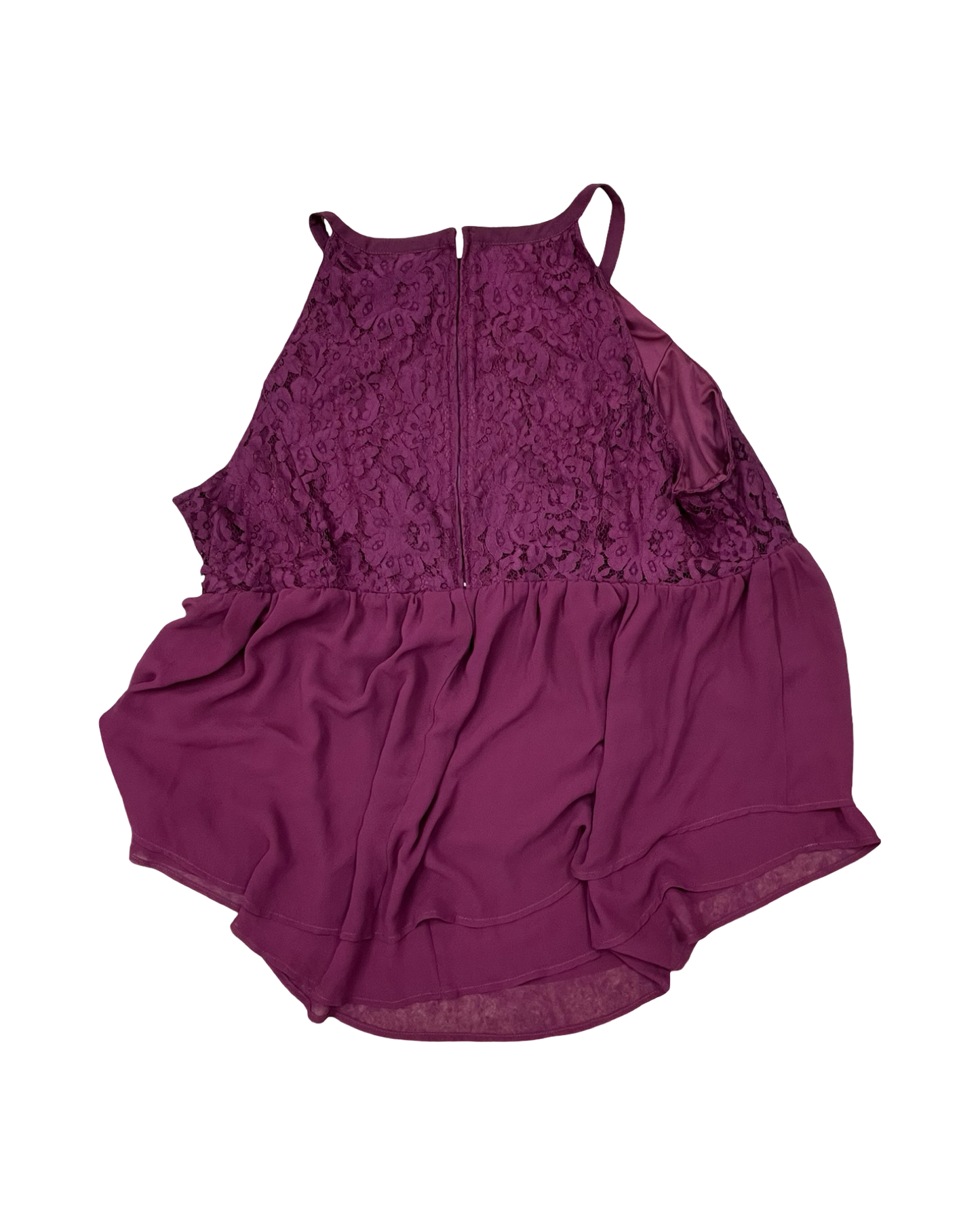 Top Sleeveless By Torrid In Maroon, Size:3X