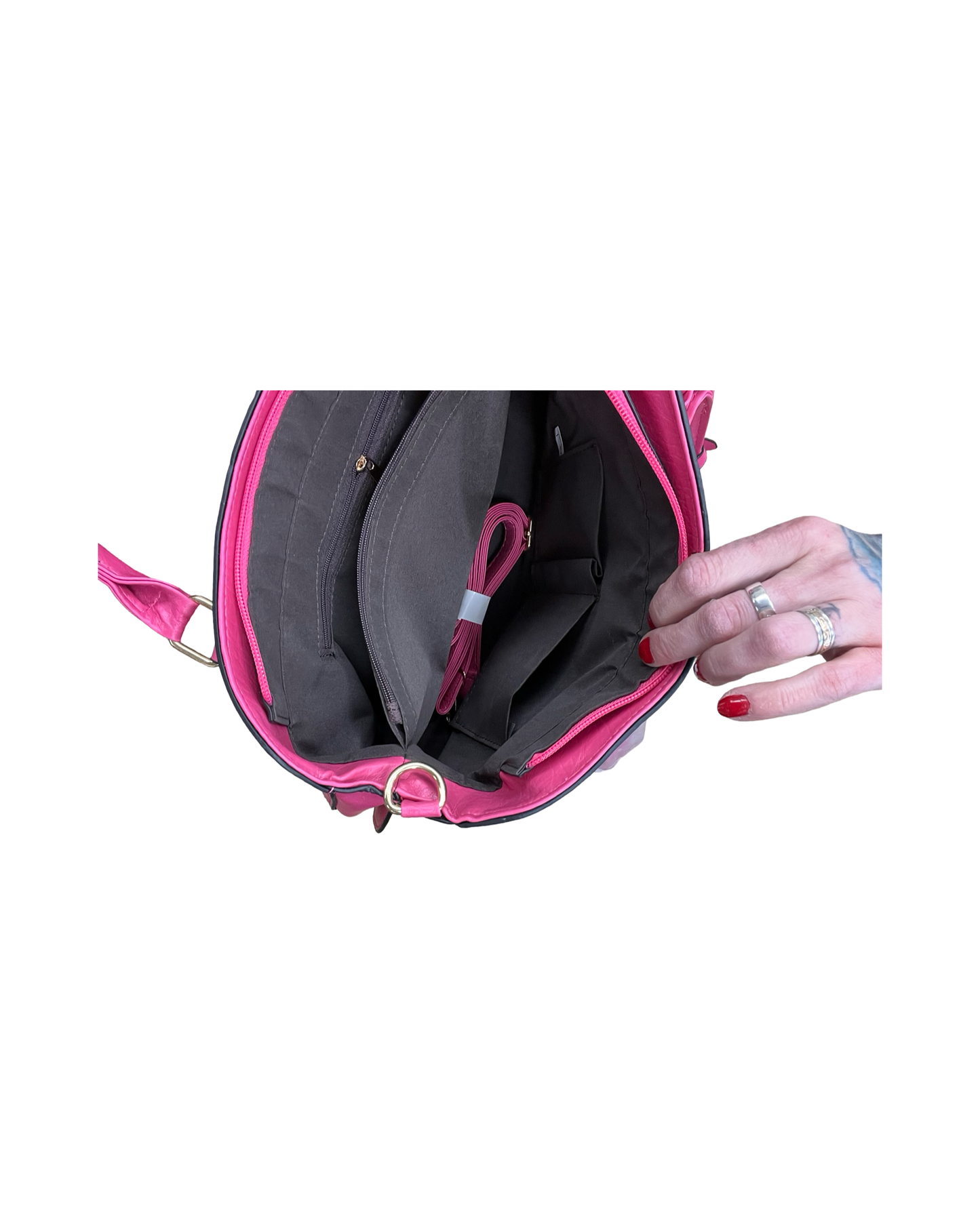 Handbag By Clothes Mentor In Pink, Size:Medium