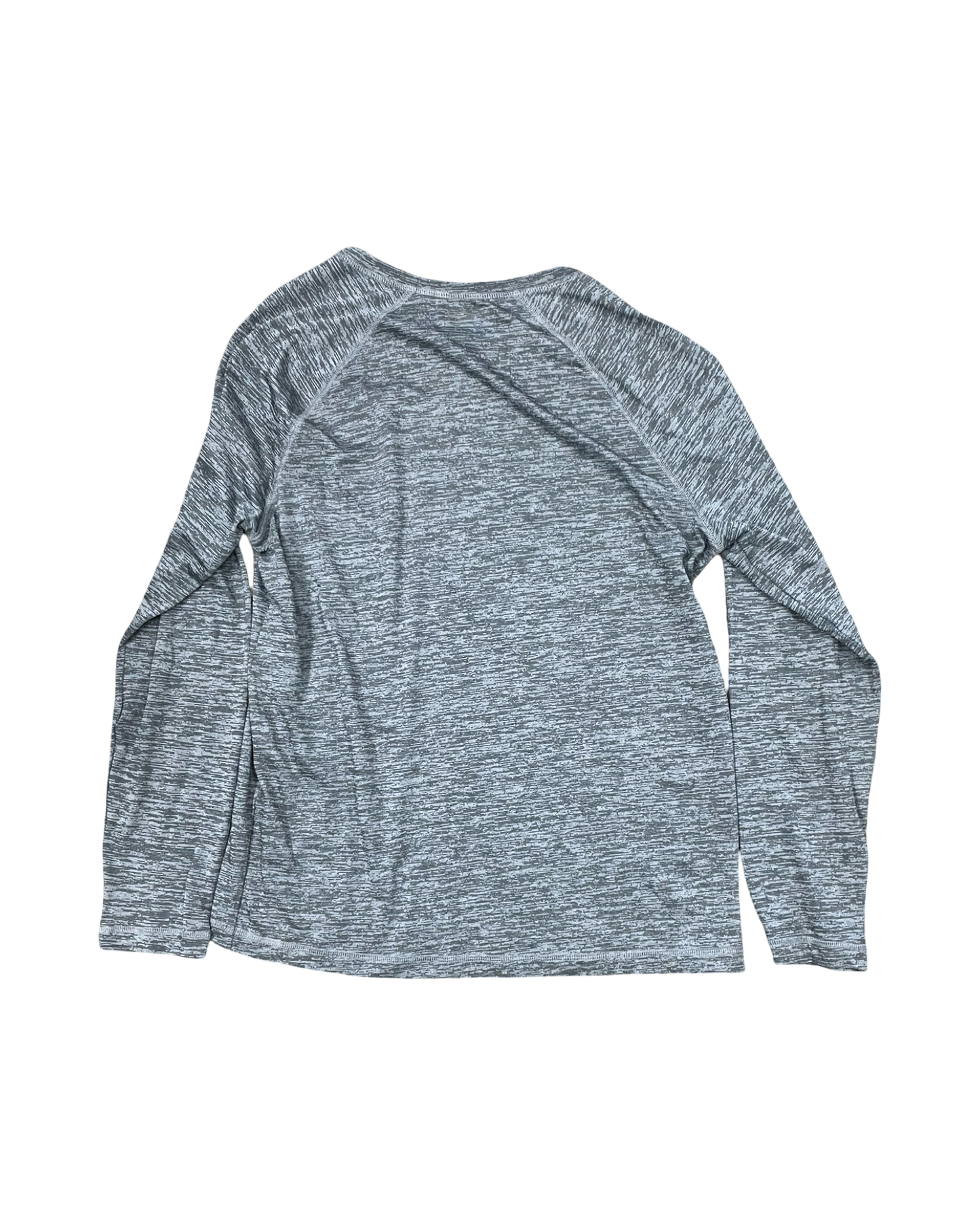 Top Ls By Clothes Mentor In Grey & Purple, Size:M
