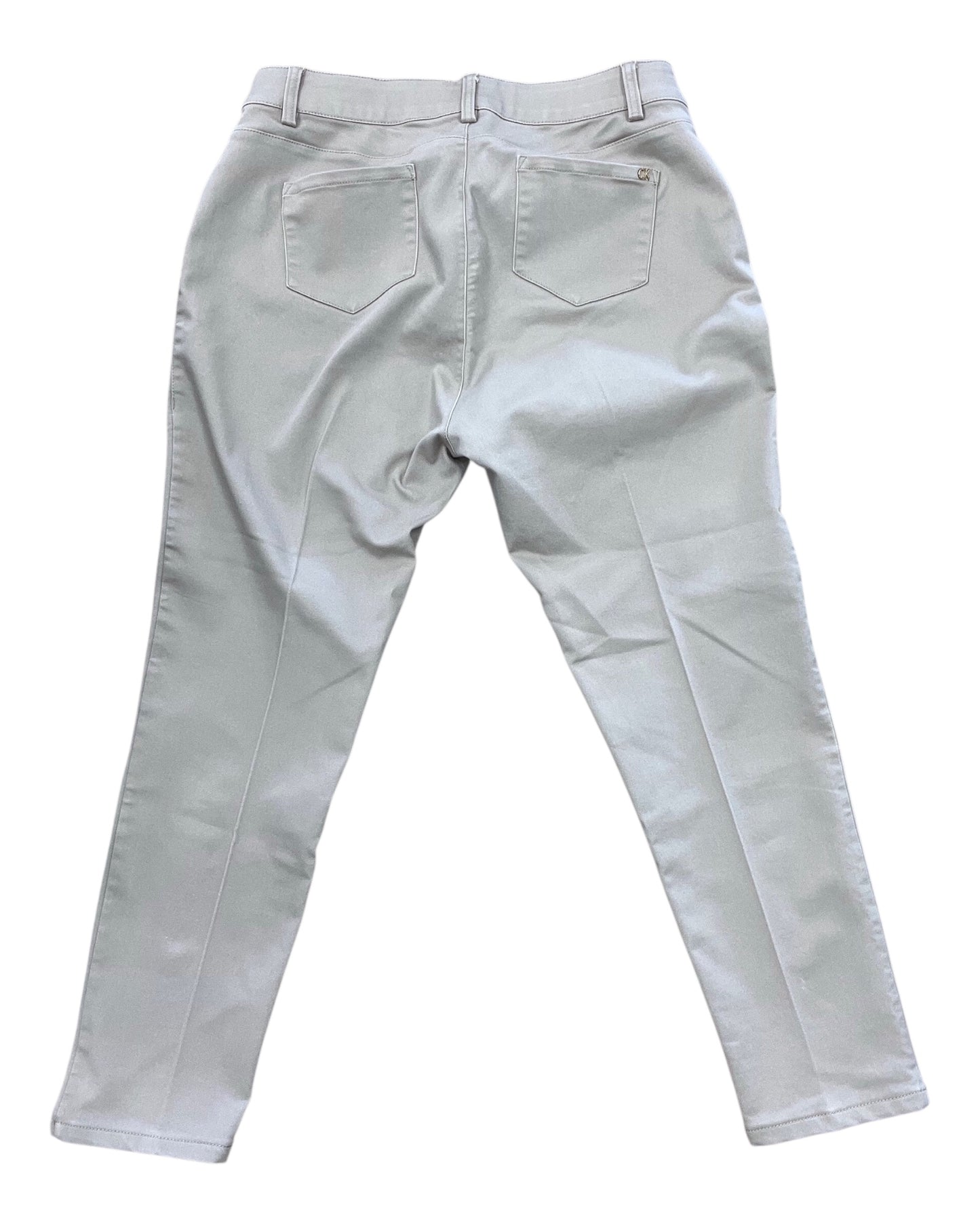 Pants Chinos & Khakis By Calvin Klein In Tan, Size:16