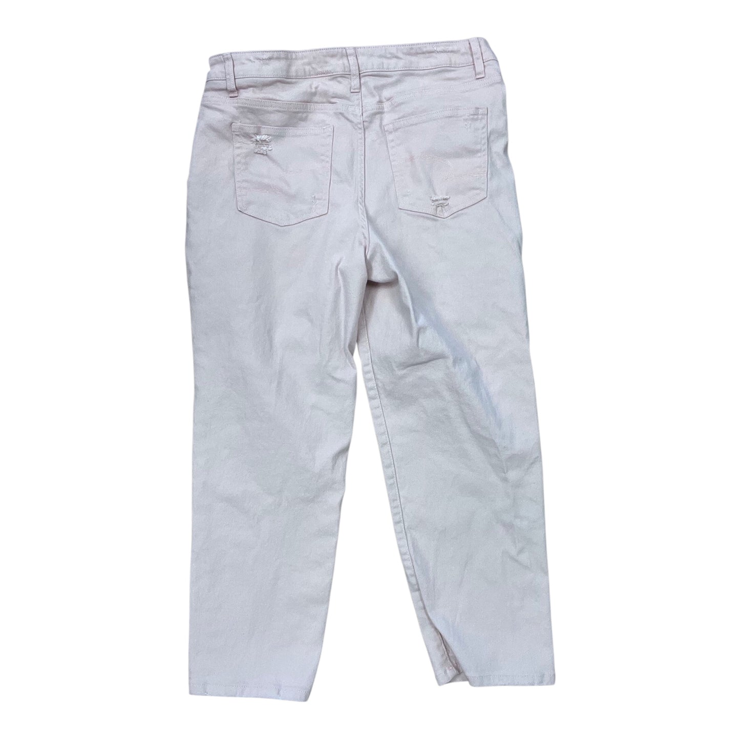 Jeans Straight By Time And Tru In Pink, Size:16