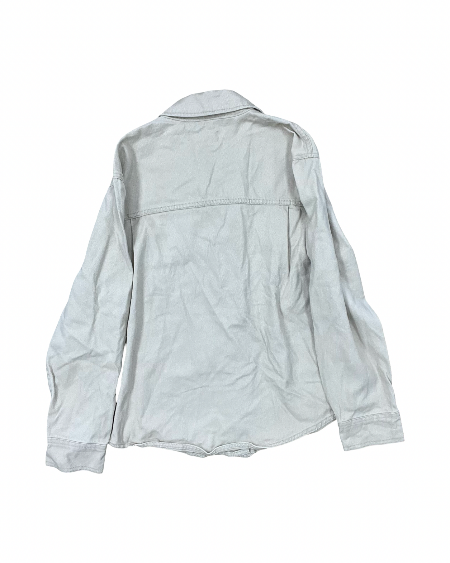Jacket Denim By Love Tree In Tan, Size:L
