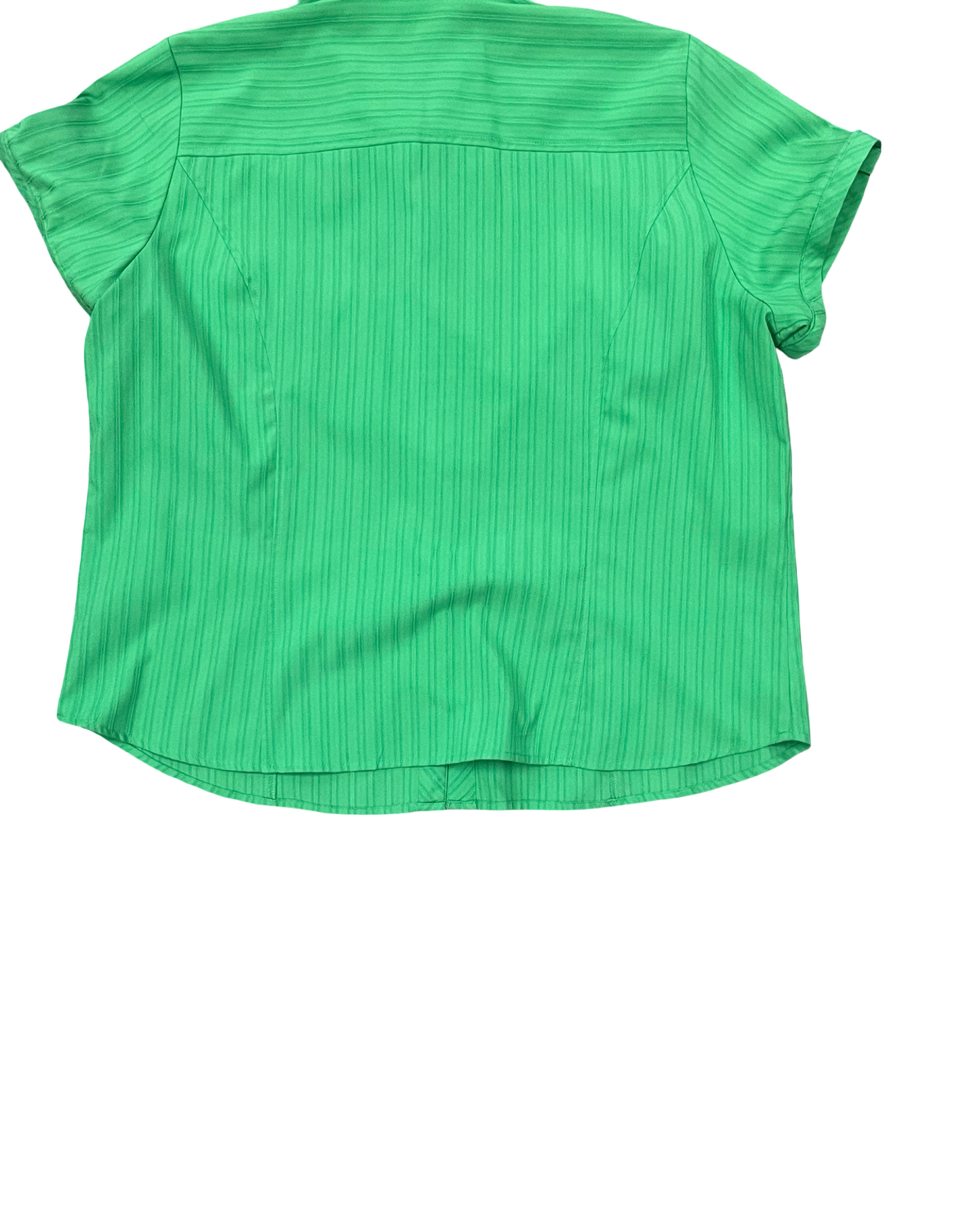 Blouse Ss By Clothes Mentor In Green, Size:2X