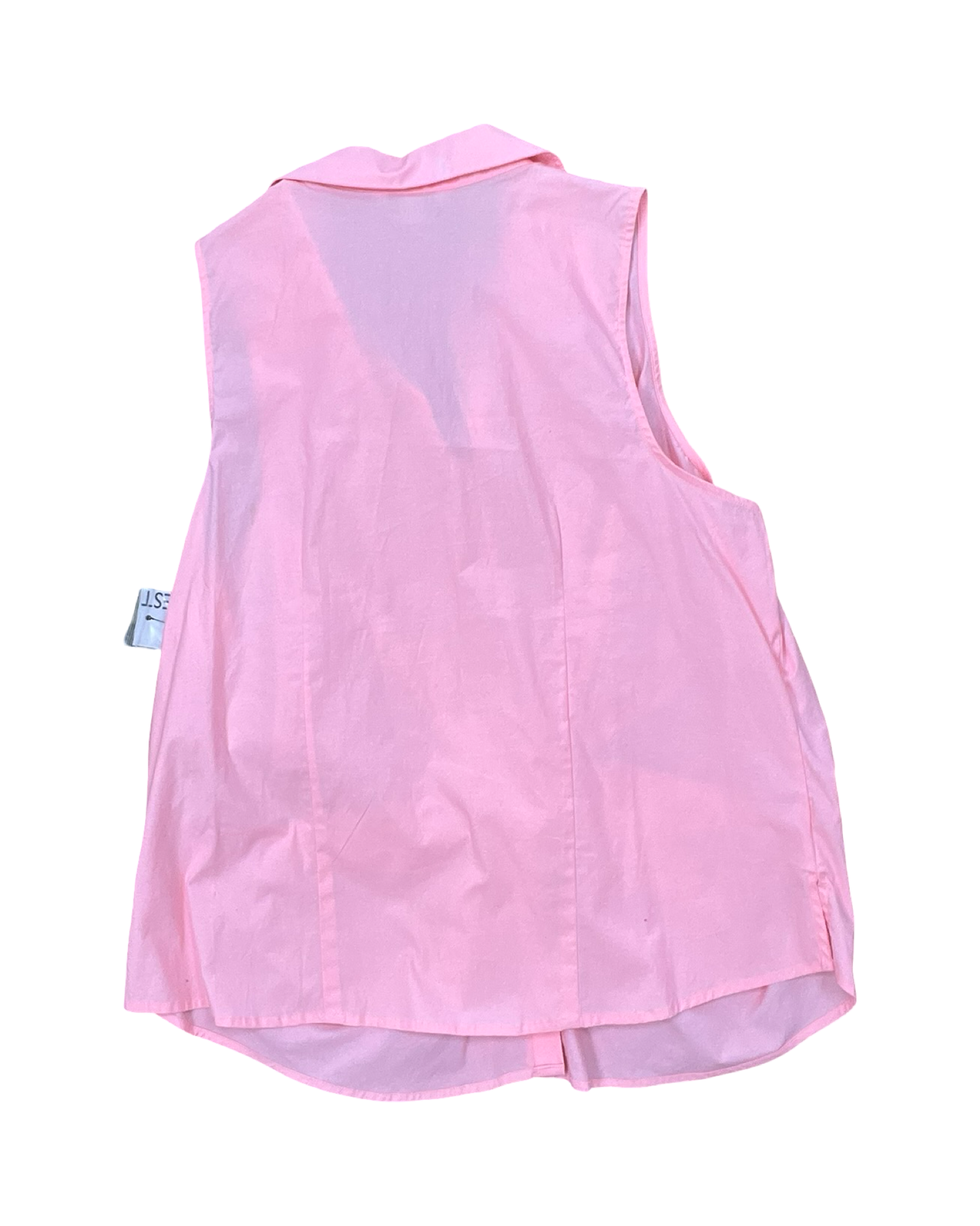 Top Sleeveless By Nine West In Pink, Size:Xxl