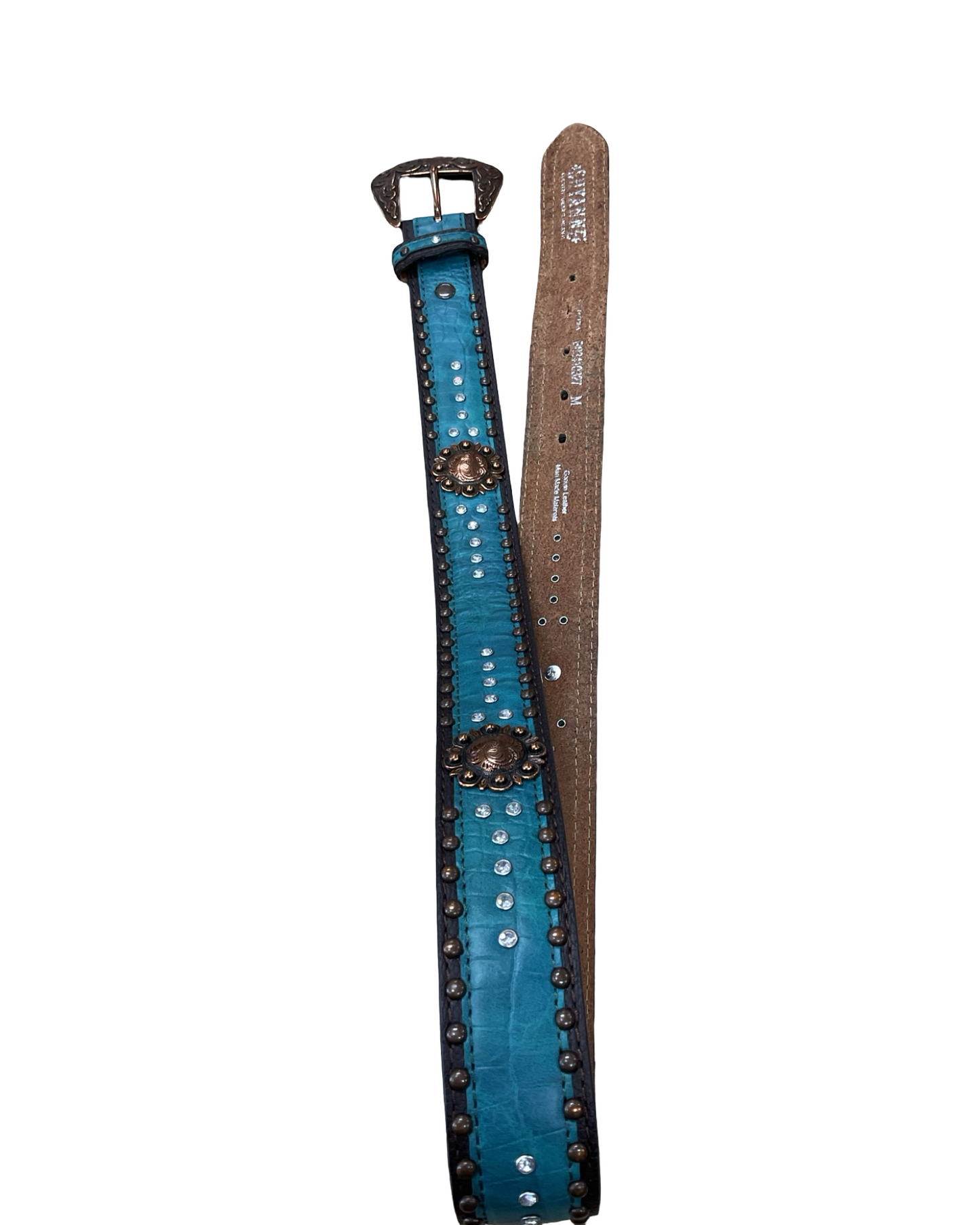 Belt Leather By Shyanne In Teal