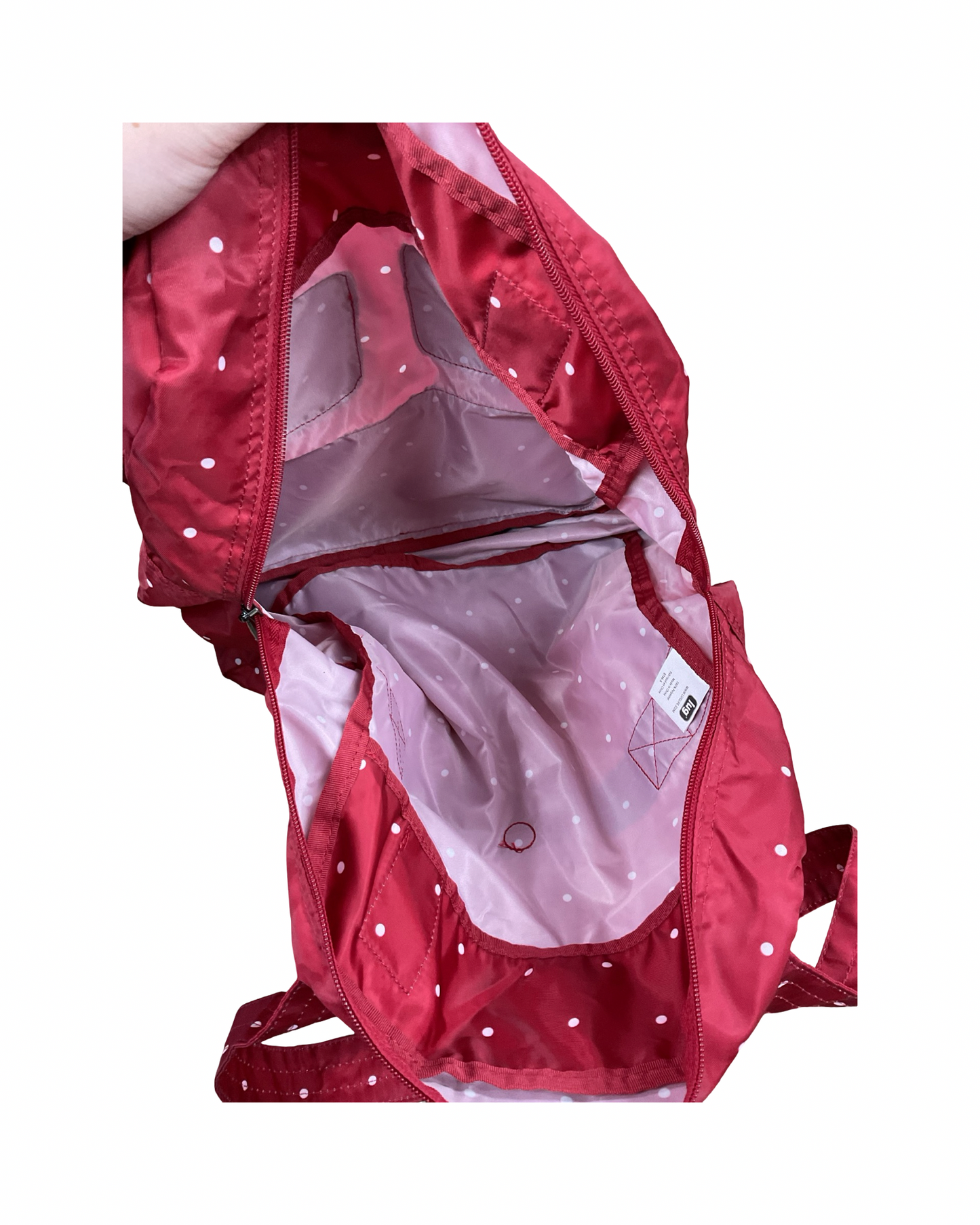 Backpack By Lug In Red & White, Size:Large