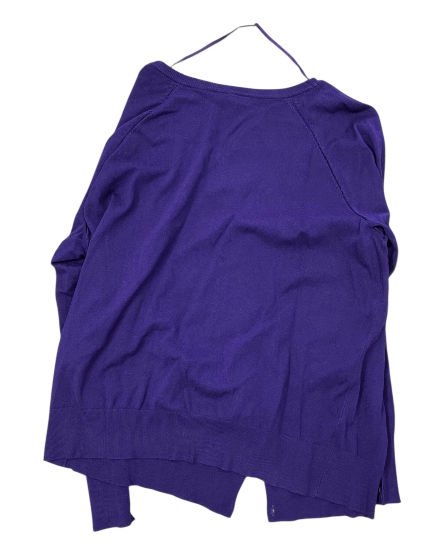 Cardigan By Lane Bryant In Purple, Size:3X