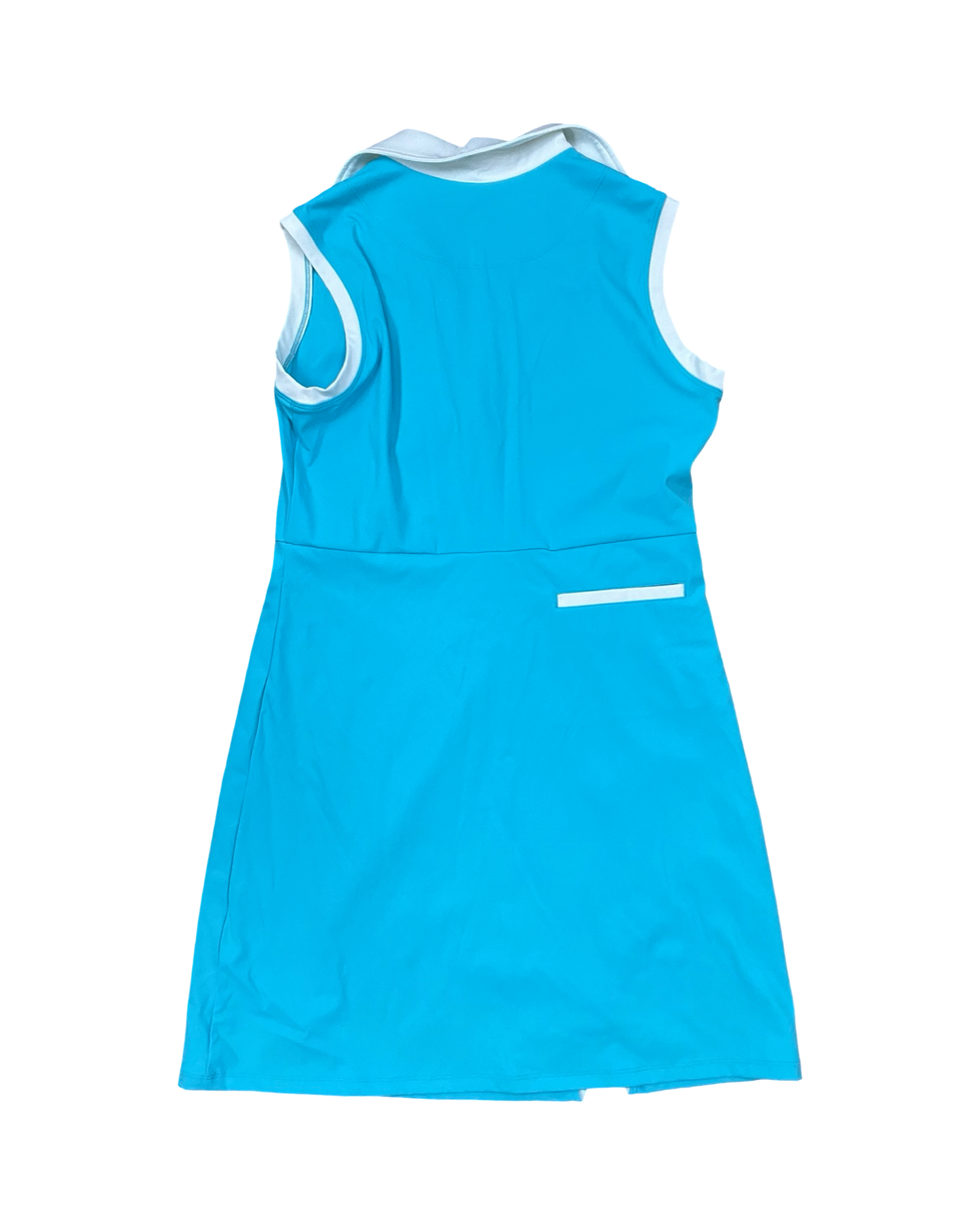 Athletic Dress By Clothes Mentor In Blue & White, Size:M
