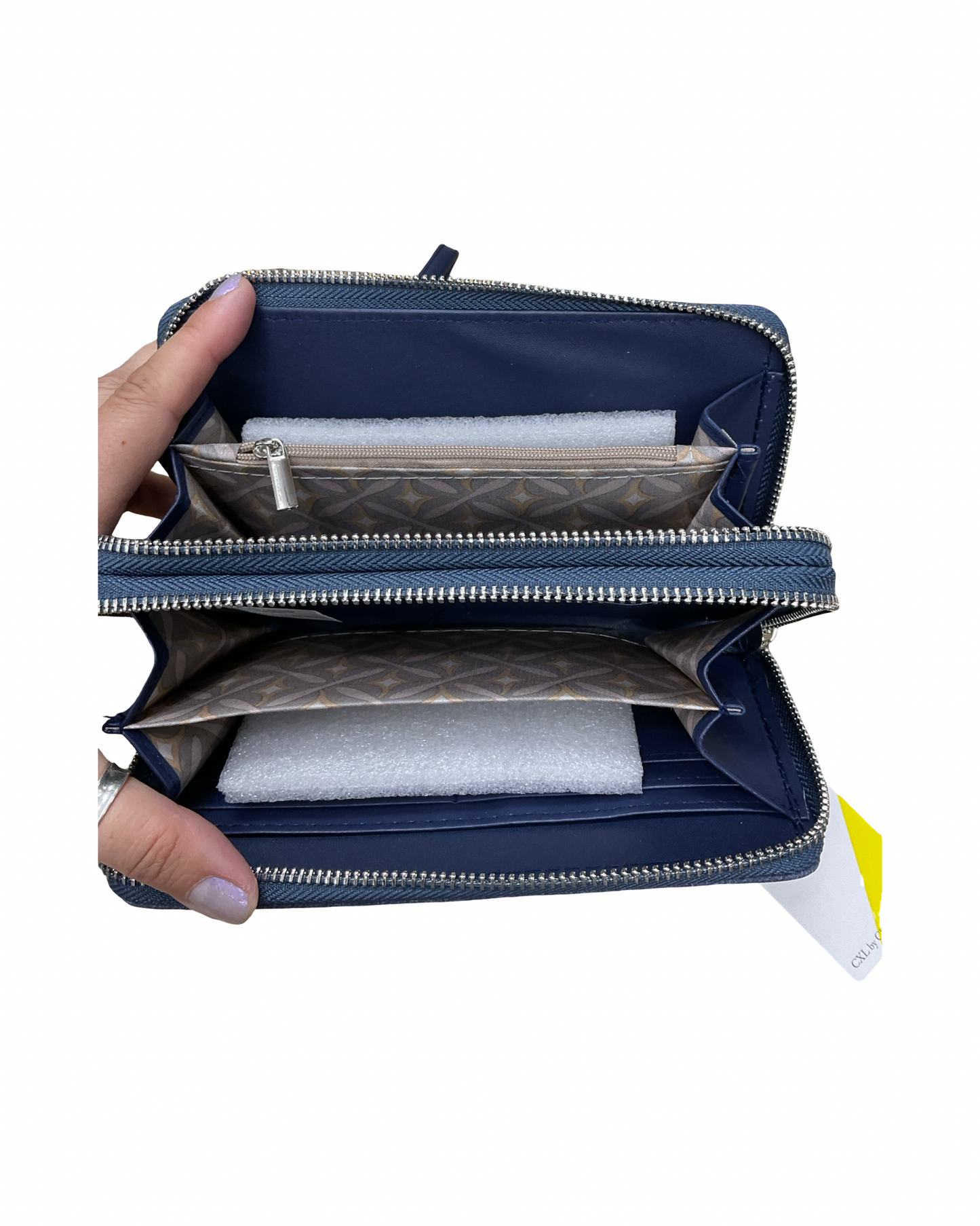Wallet By Clothes Mentor In Blue, Size:Large