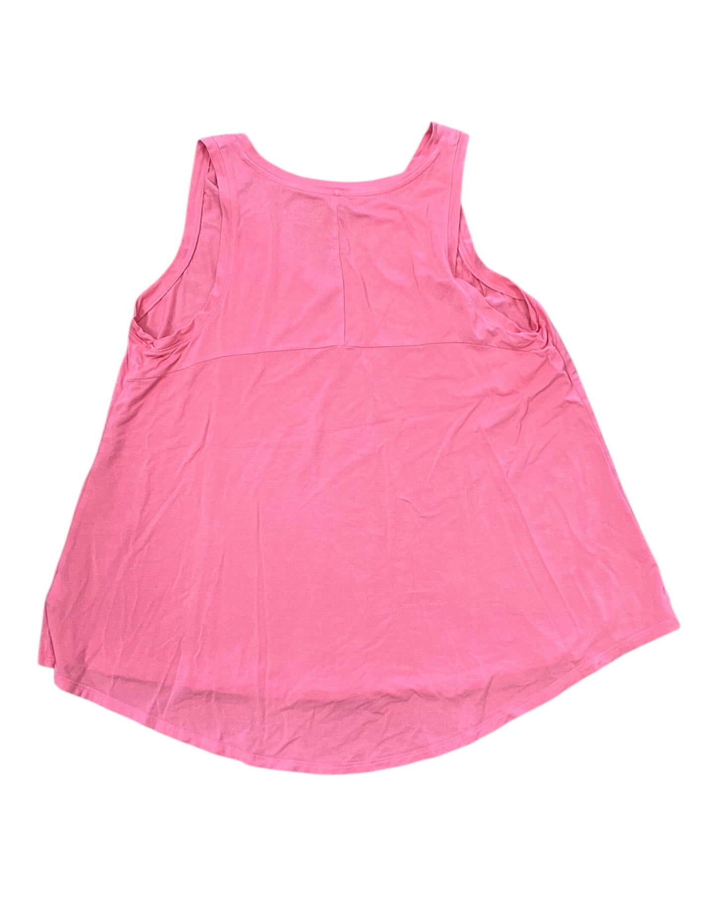 Top Sleeveless By Time And Tru In Coral, Size:L