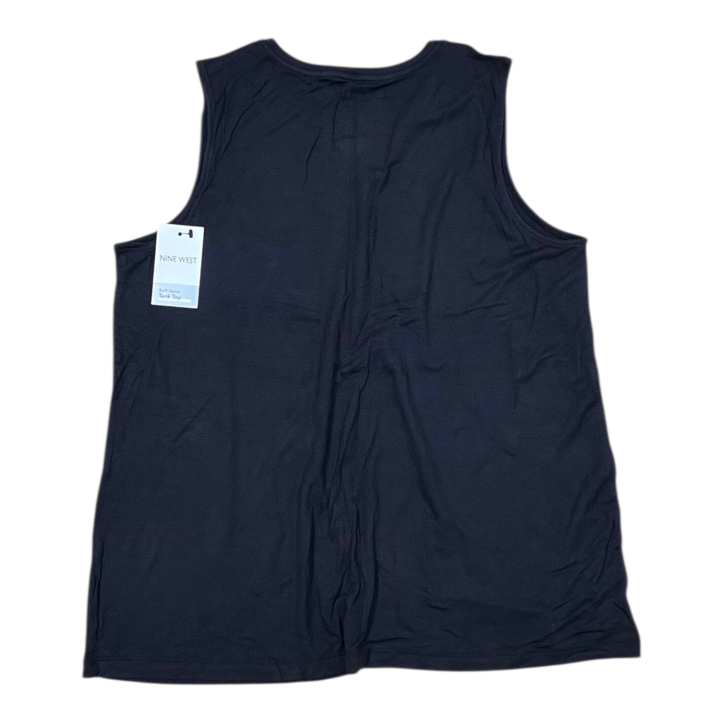 Top Sleeveless Basic By Nine West In Black, Size:L