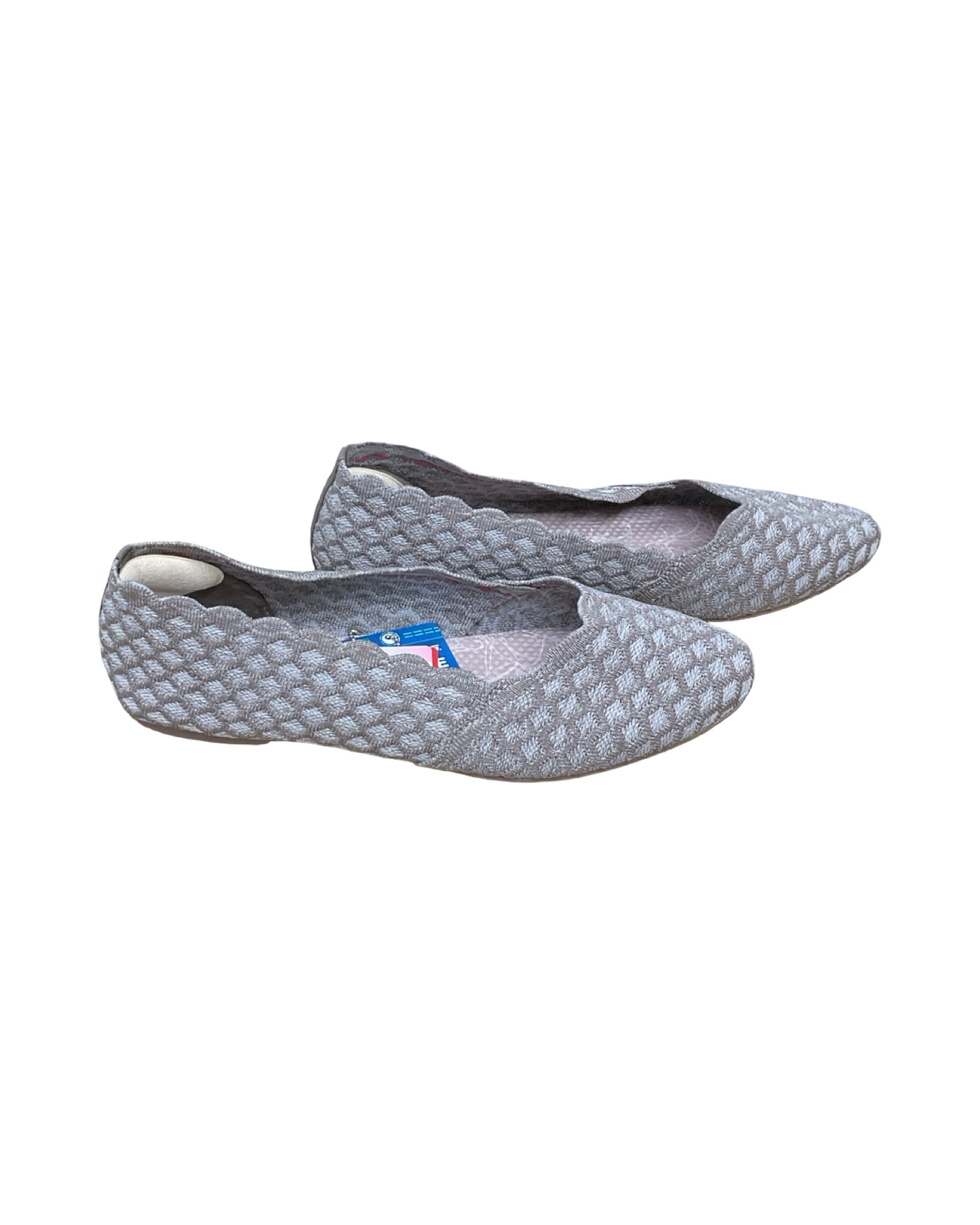 Shoes Flats By Skechers In Grey, Size:10